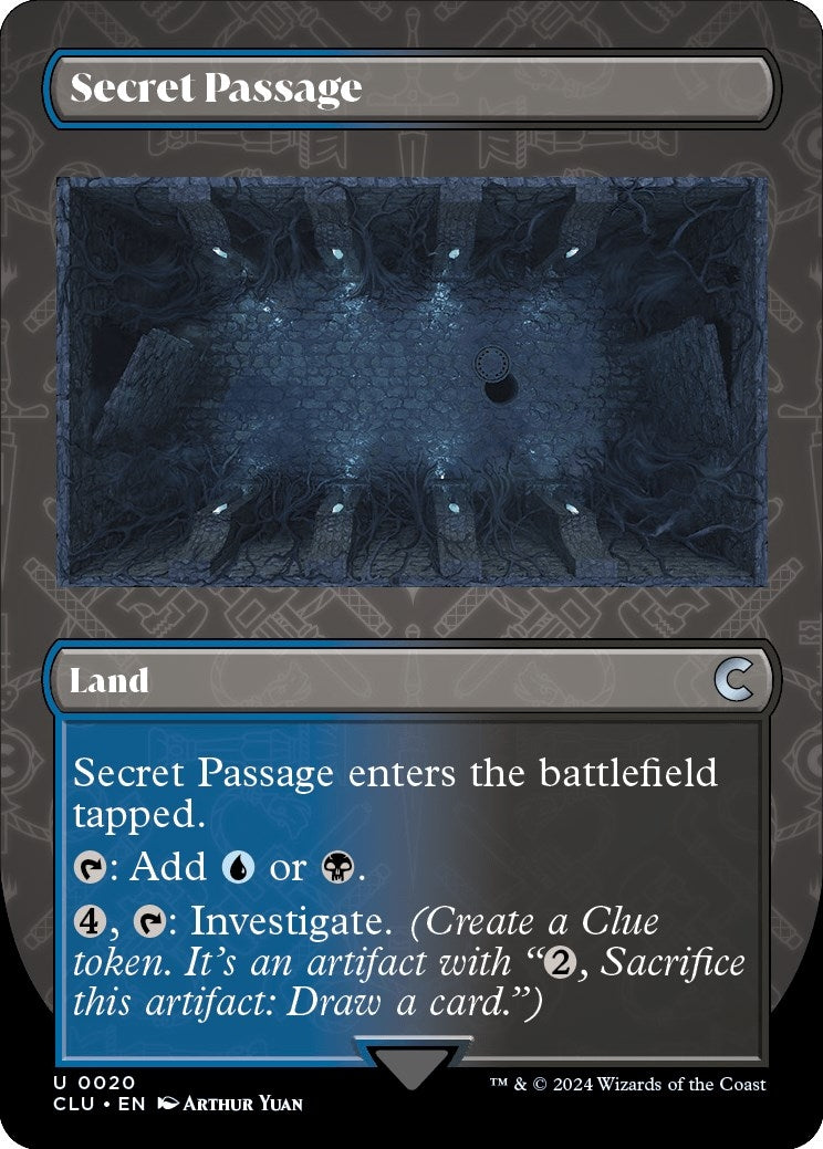 Image for Secret Passage (Borderless) (Ravnica: Clue Edition) (20) - Magic: The Gathering