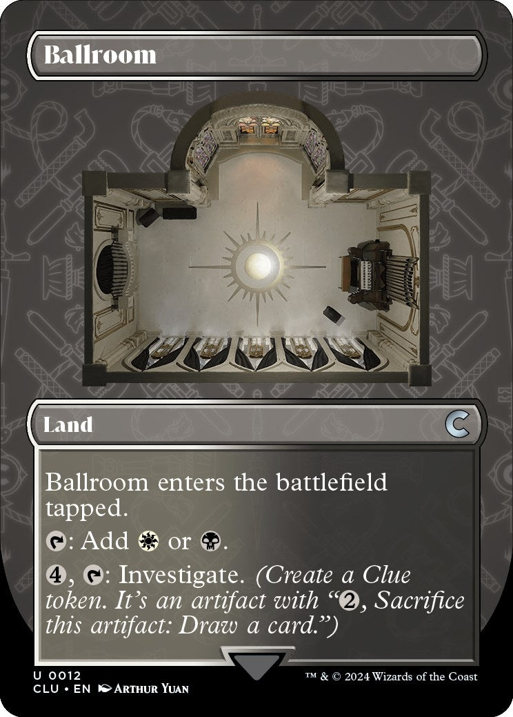 Image for Ballroom (Borderless) (Ravnica: Clue Edition) (12) - Magic: The Gathering