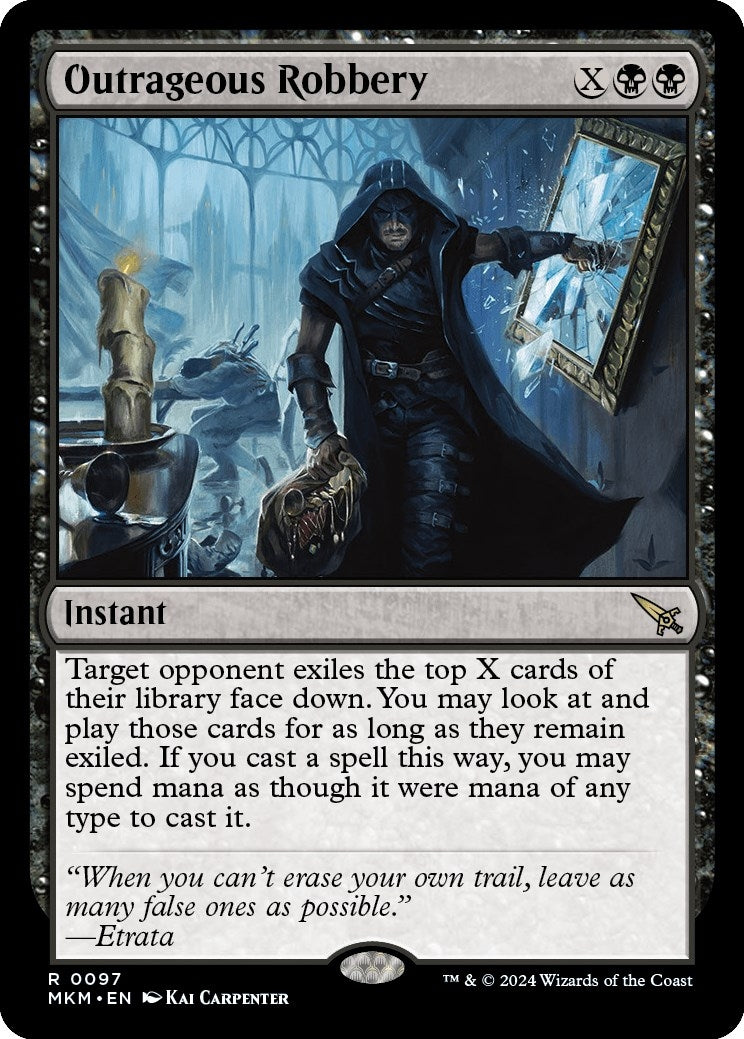 Image for Outrageous Robbery (Murders at Karlov Manor) (97) - Magic: The Gathering