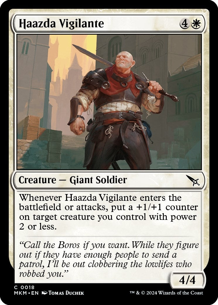 Image for Haazda Vigilante (Murders at Karlov Manor) (18) - Magic: The Gathering