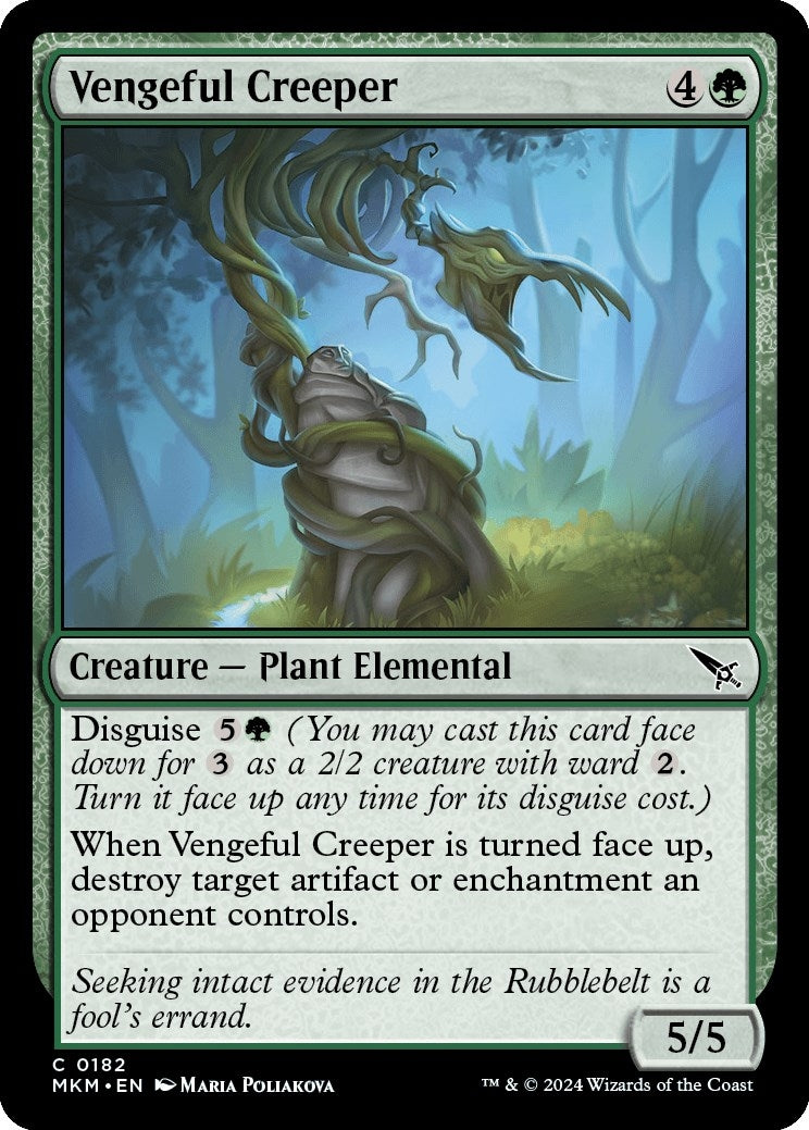 Image for Vengeful Creeper (Murders at Karlov Manor) (182) - Magic: The Gathering