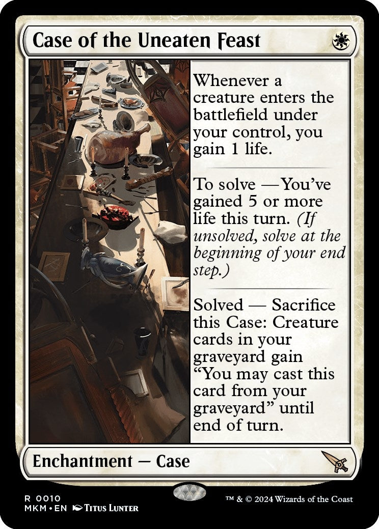 Image for Case of the Uneaten Feast (Murders at Karlov Manor) (10) - Magic: The Gathering