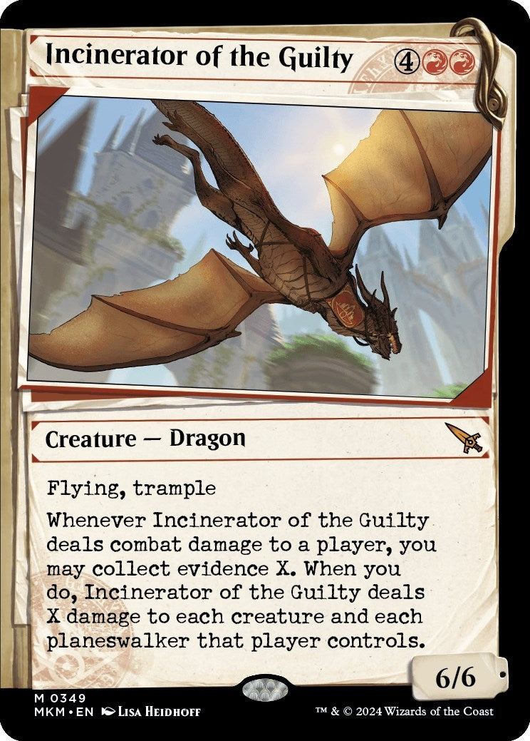 Image for Incinerator of the Guilty (Showcase) (Murders at Karlov Manor) (349) - Magic: The Gathering