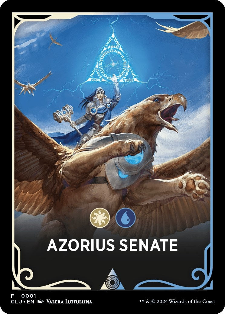 Image for Azorius Senate Theme Card (Ravnica: Clue Edition) (1) - Magic: The Gathering