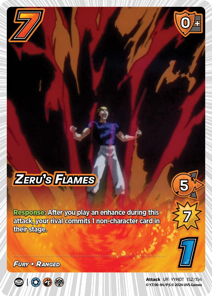 Image for Zeru's Flames (Yu Yu Hakusho: Dark Tournament) (152/154) - UniVersus