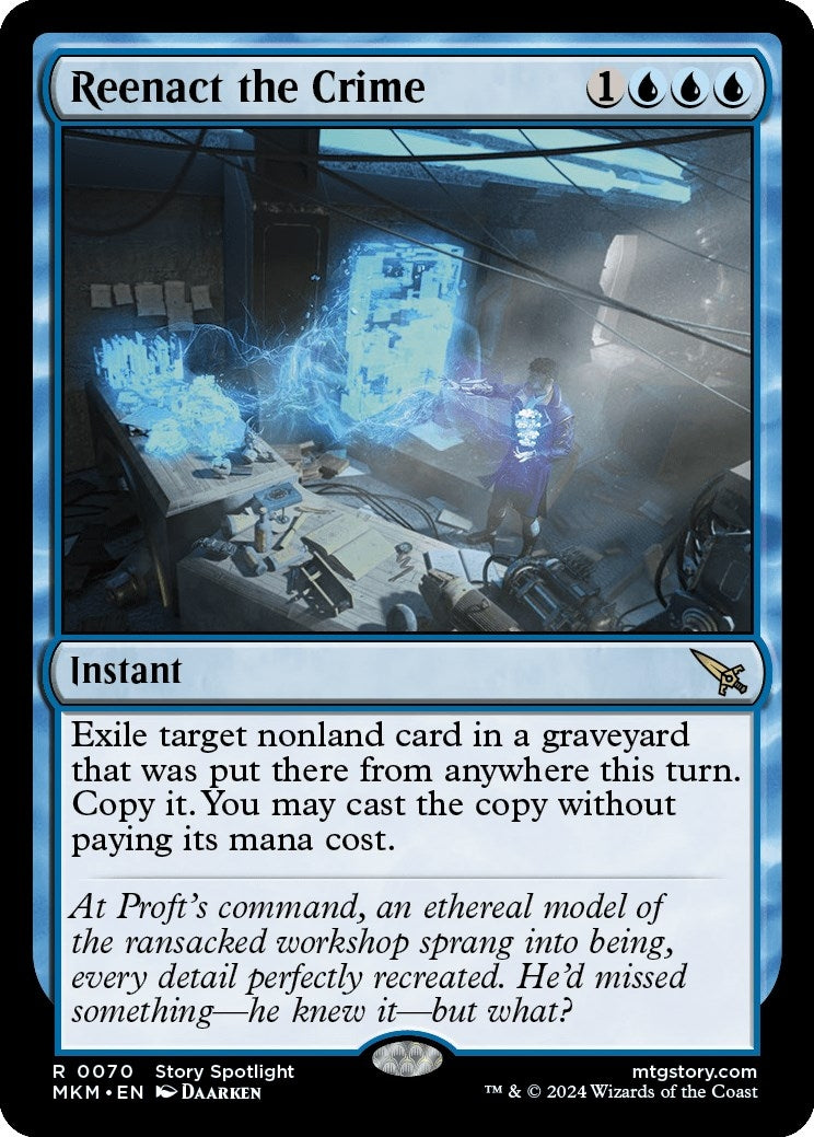 Image for Reenact the Crime (Murders at Karlov Manor) (70) - Magic: The Gathering