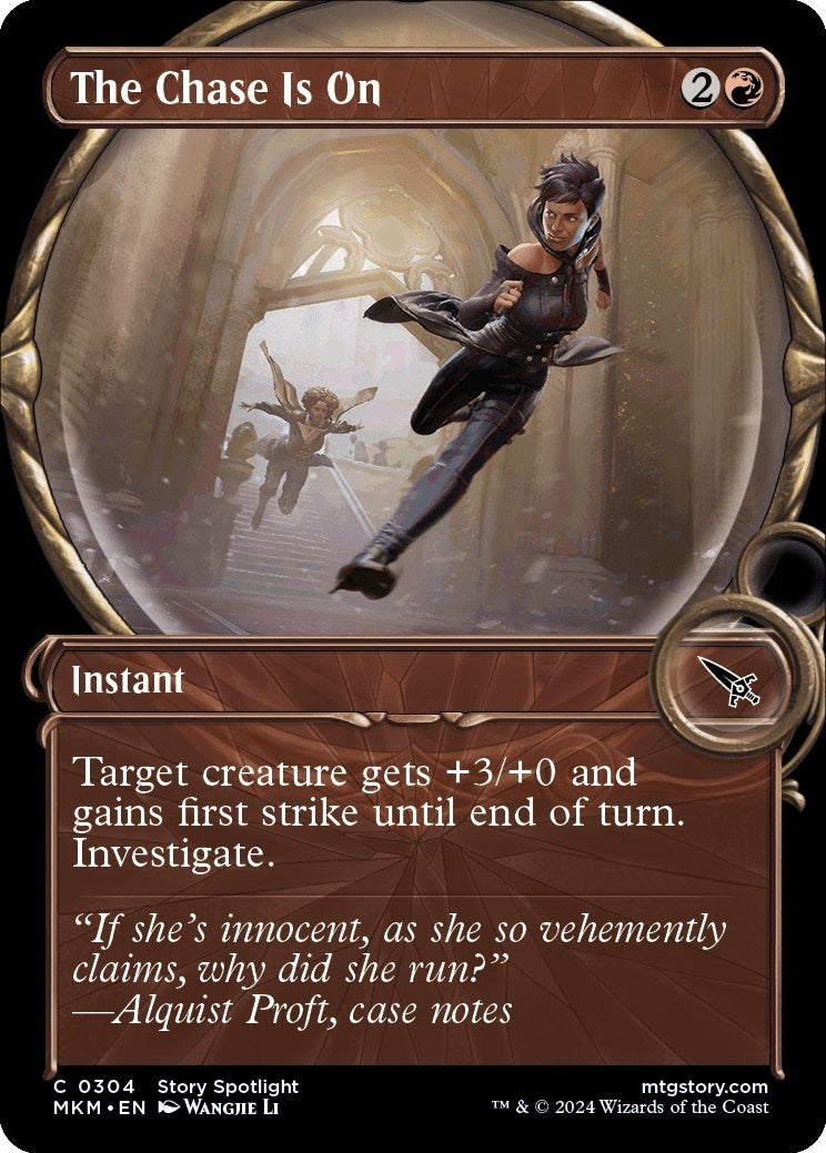 Image for The Chase Is On (Showcase) (Murders at Karlov Manor) (304) - Magic: The Gathering