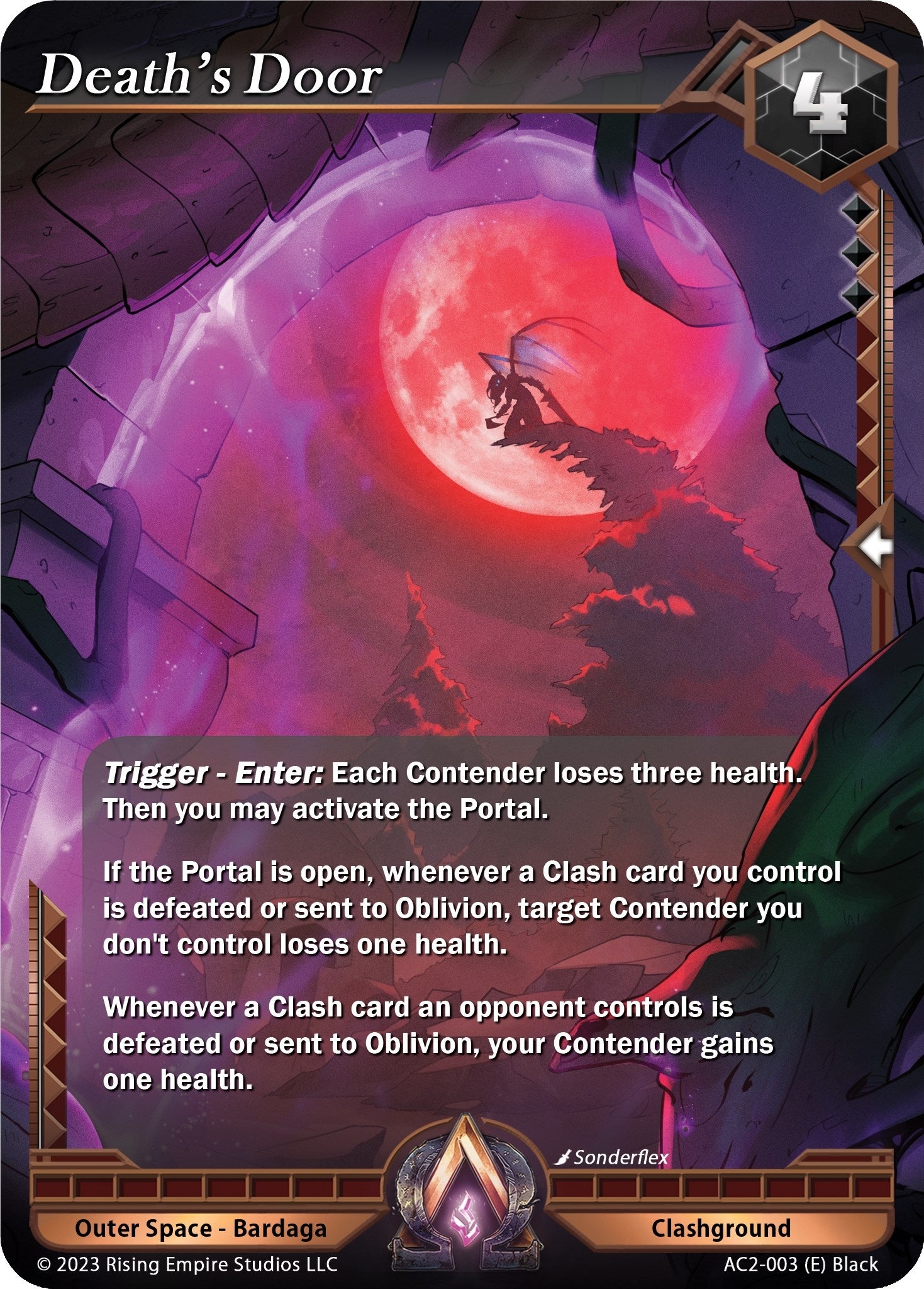 Image for Death's Door (Clashgrounds) (AC2-003) - Alpha Clash