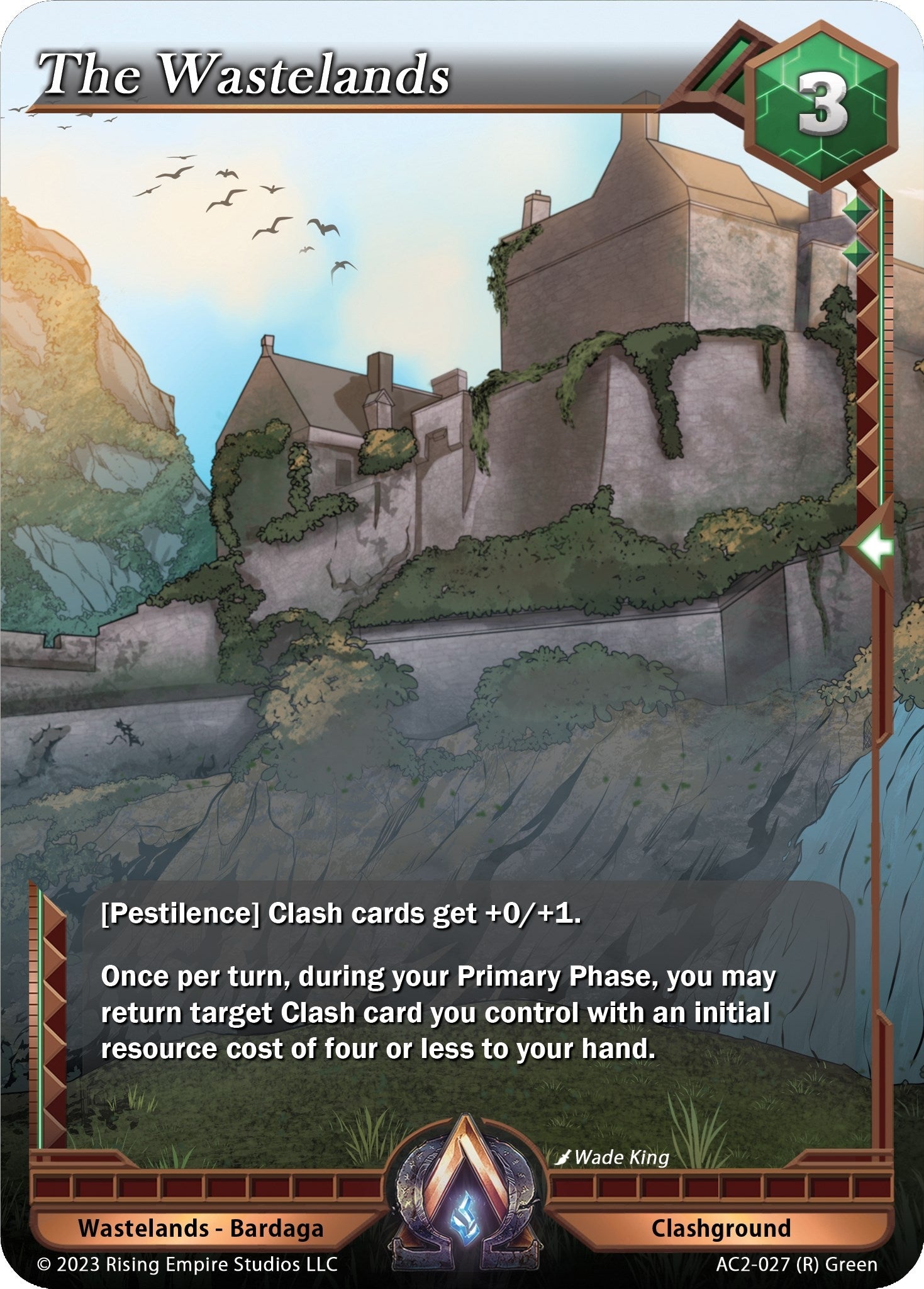 Image for The Wastelands (Clashgrounds) (AC2-027) - Alpha Clash