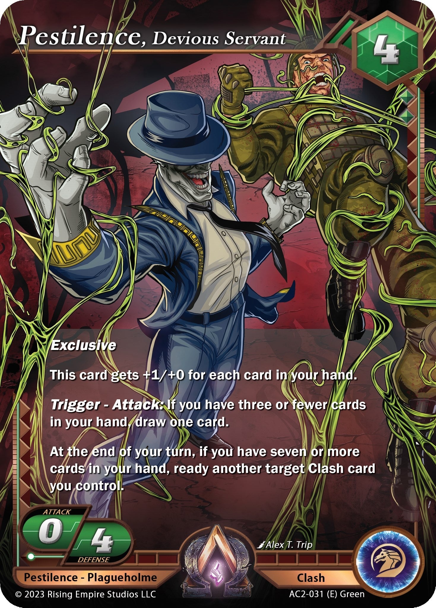 Image for Pestilence, Devious Servant (Clashgrounds) (AC2-031) - Alpha Clash