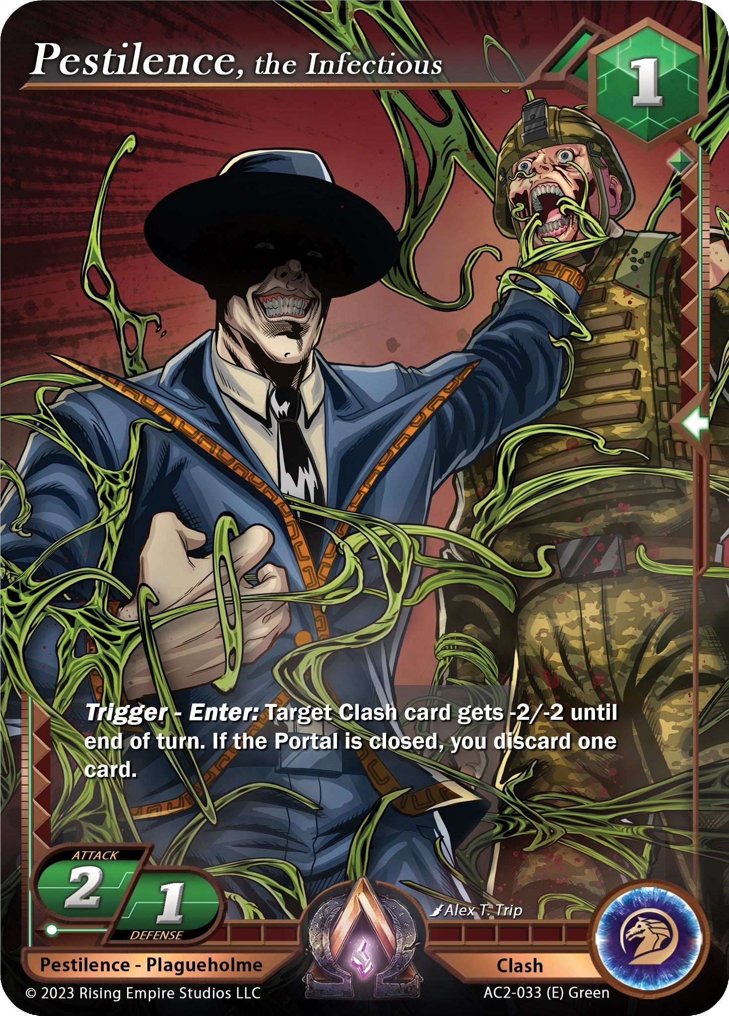 Image for Pestilence, the Infectious (Clashgrounds) (AC2-033) - Alpha Clash