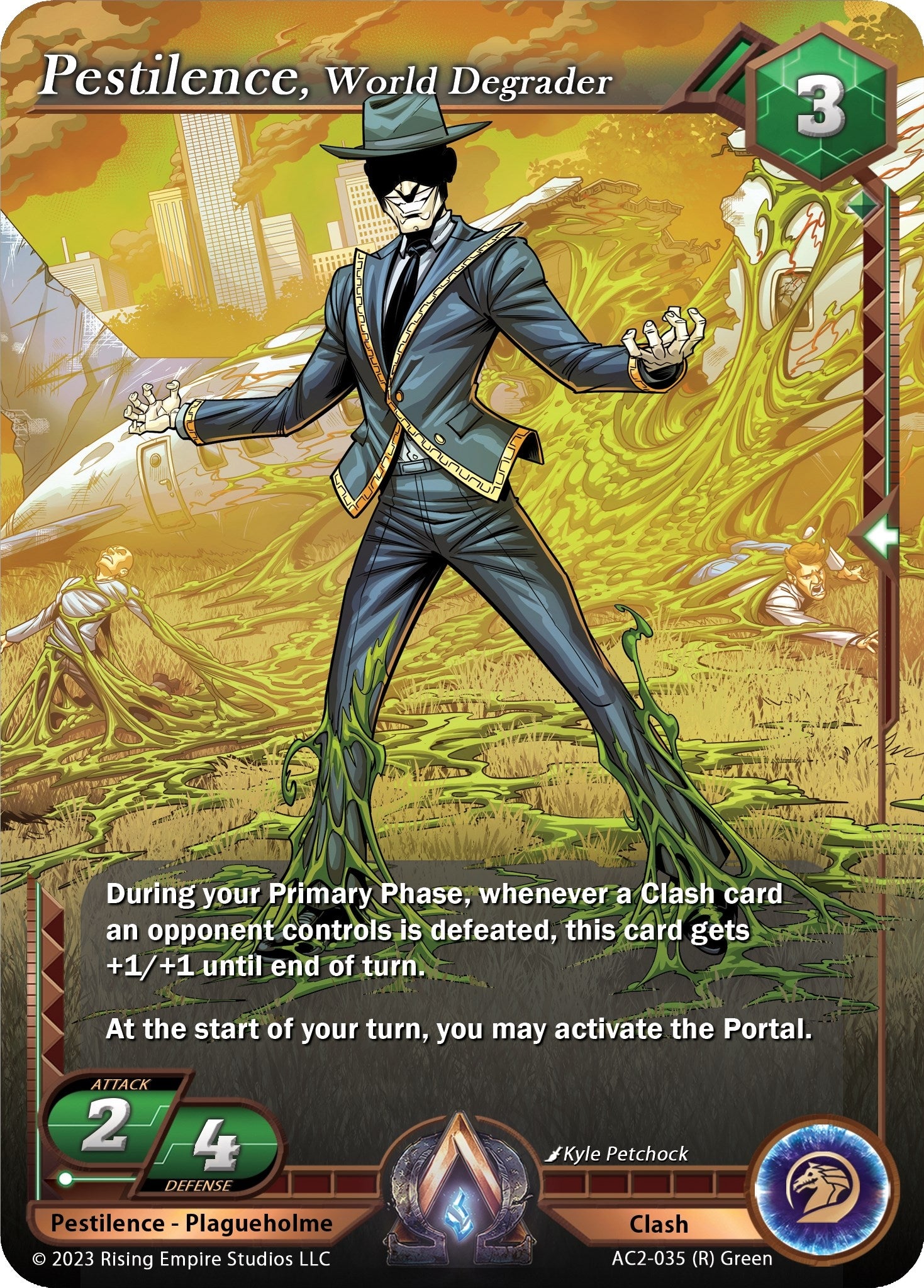 Image for Pestilence, World Degrader (Clashgrounds) (AC2-035) - Alpha Clash