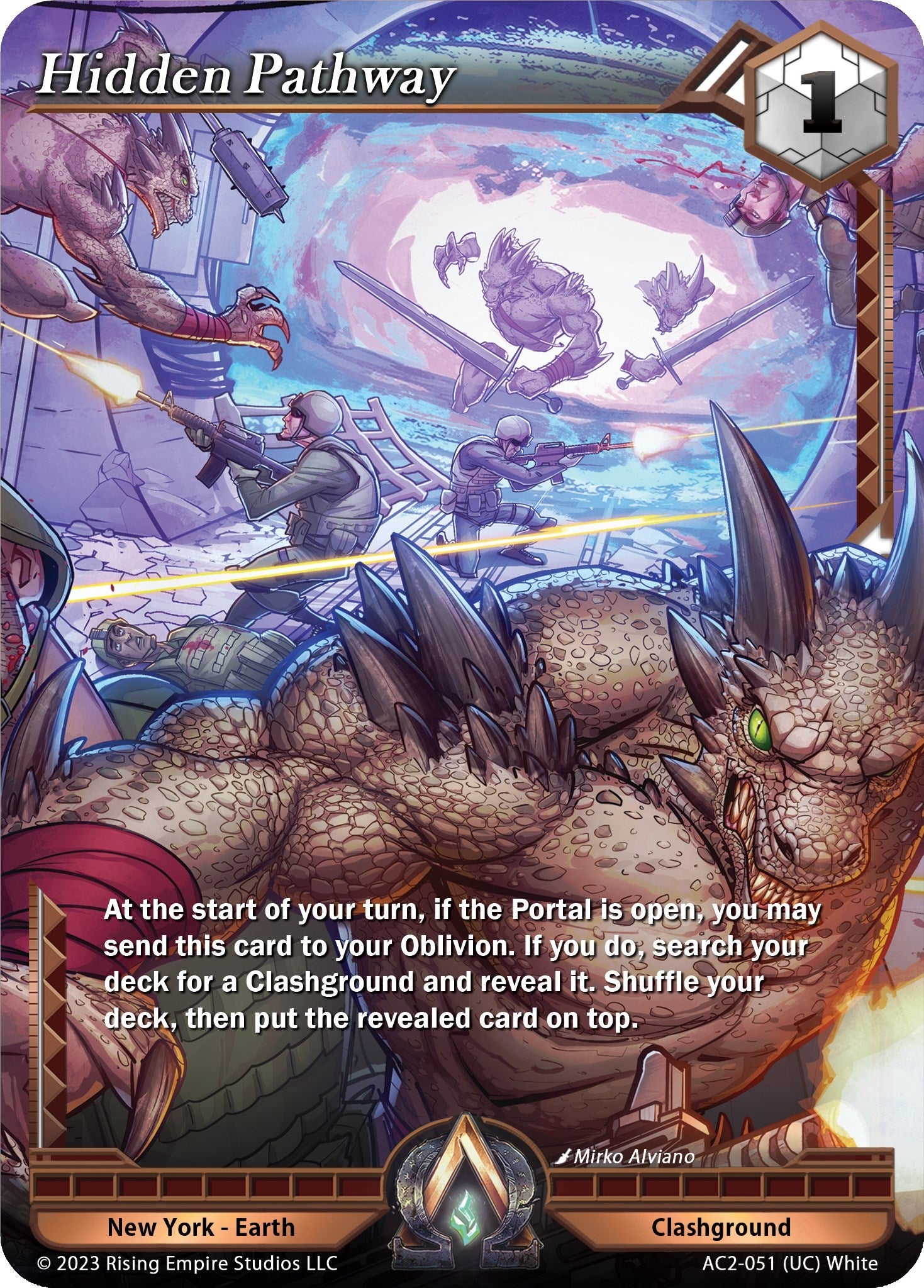 Image for Hidden Pathway (Clashgrounds) (AC2-051) - Alpha Clash