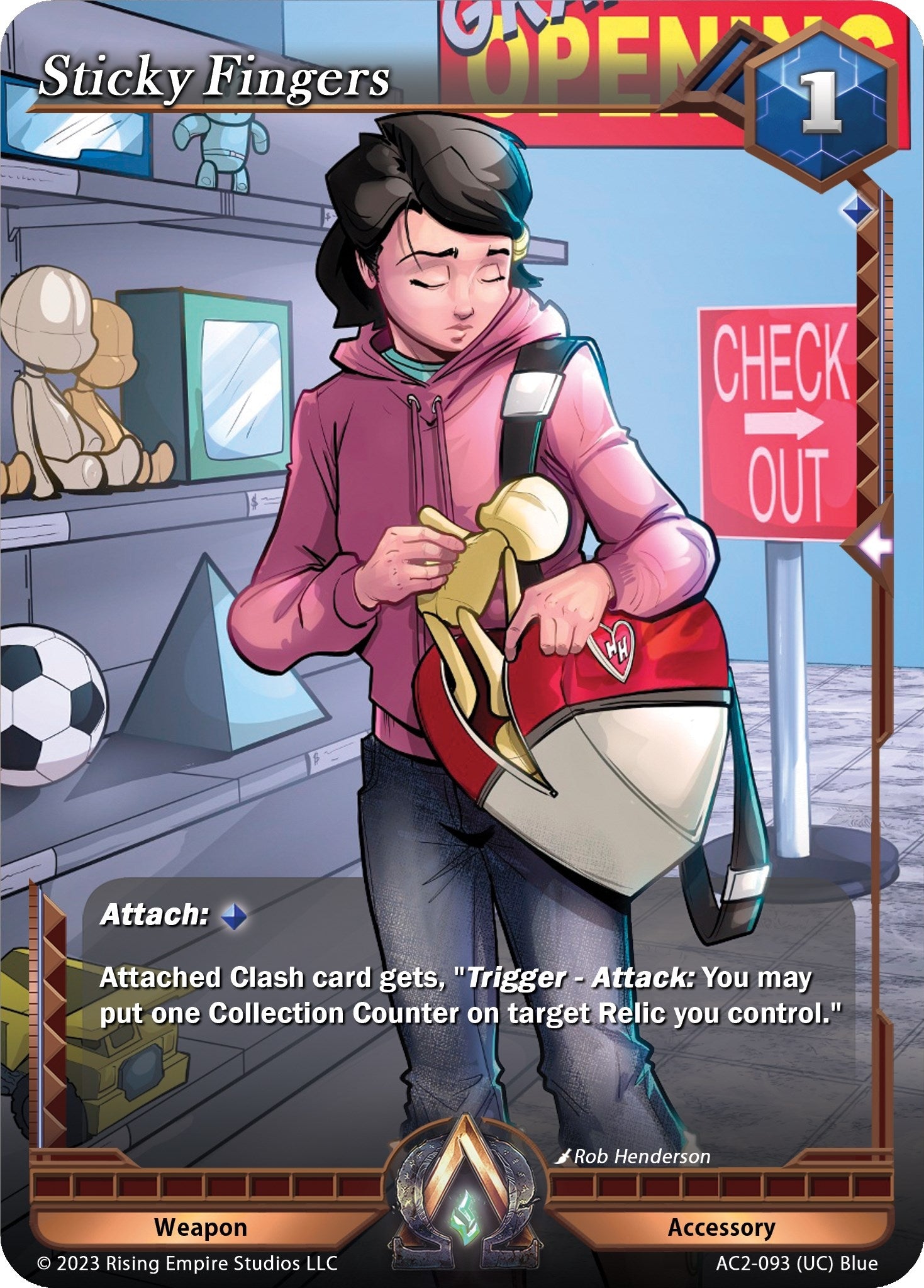 Image for Sticky Fingers (Clashgrounds) (AC2-093) - Alpha Clash