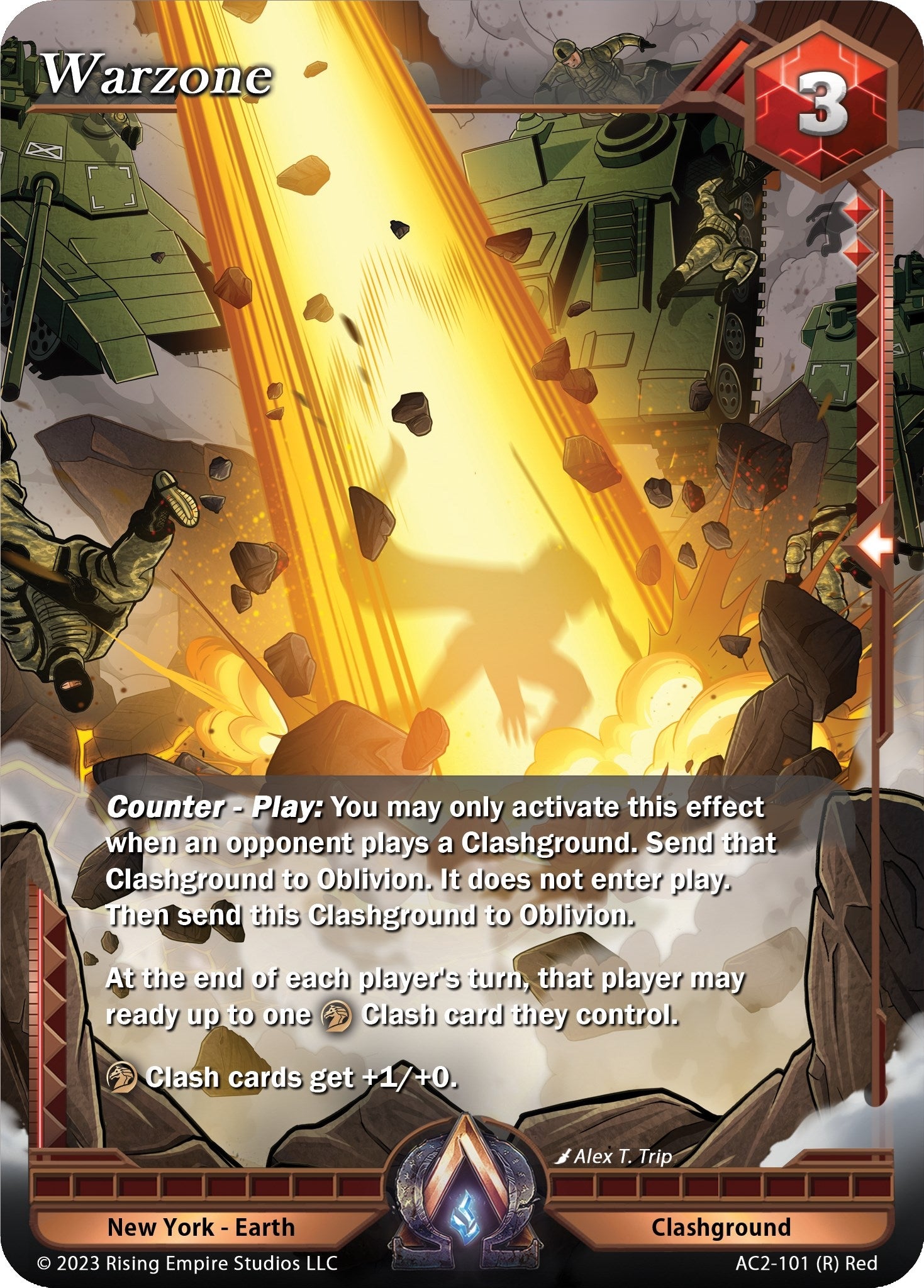 Image for Warzone (Clashgrounds) (AC2-101) - Alpha Clash