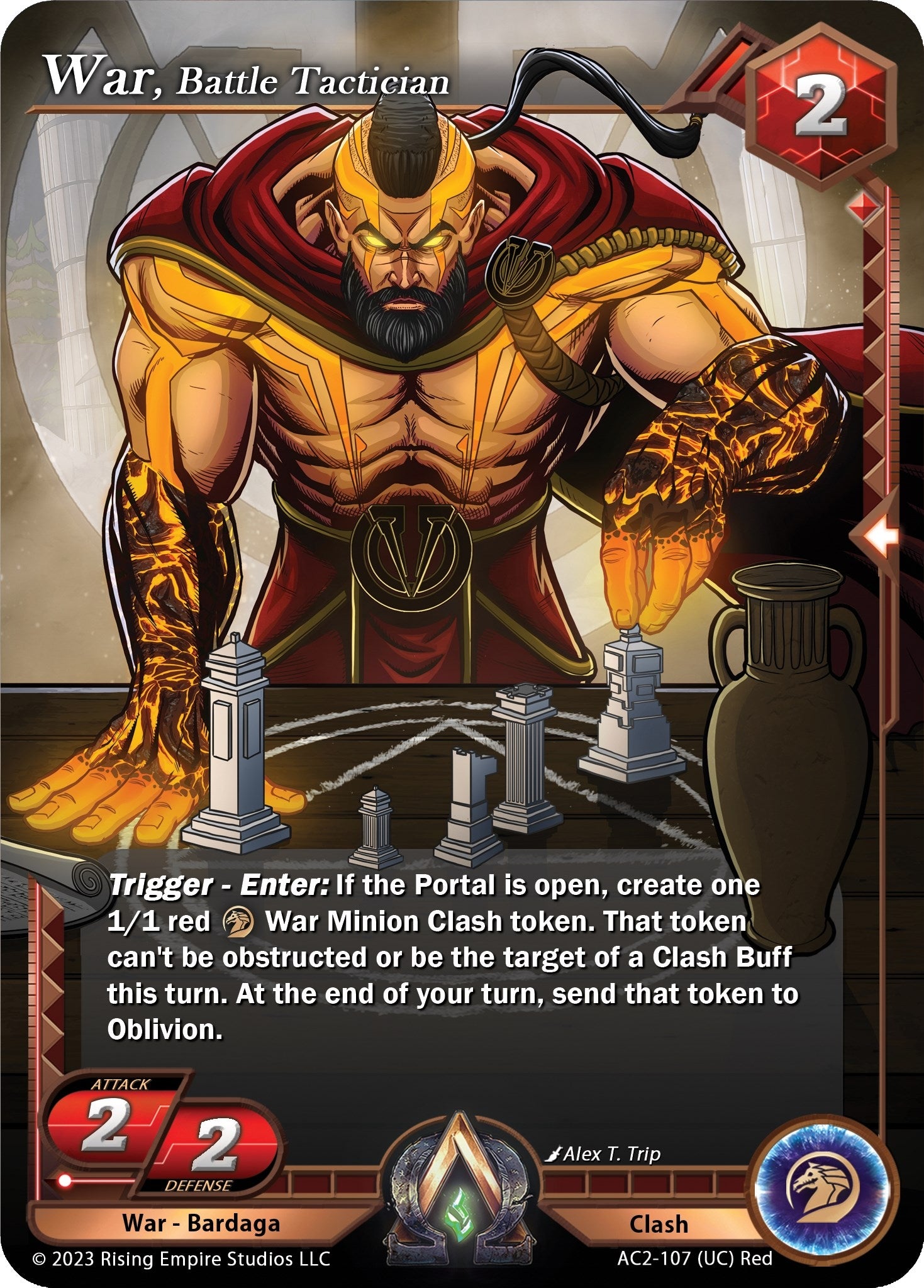 Image for War, Battle Tactician (Clashgrounds) (AC2-107) - Alpha Clash