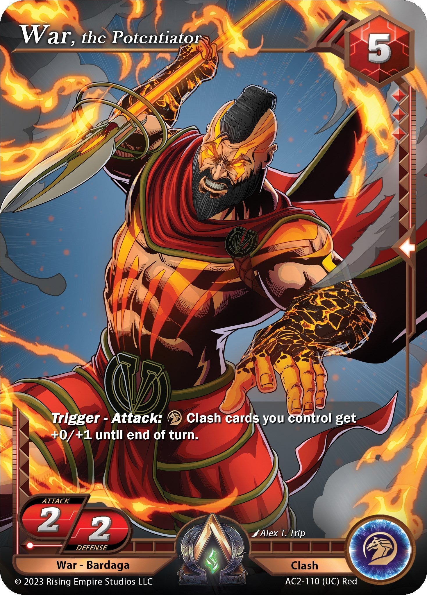 Image for War, the Potentiator (Clashgrounds) (AC2-110) - Alpha Clash