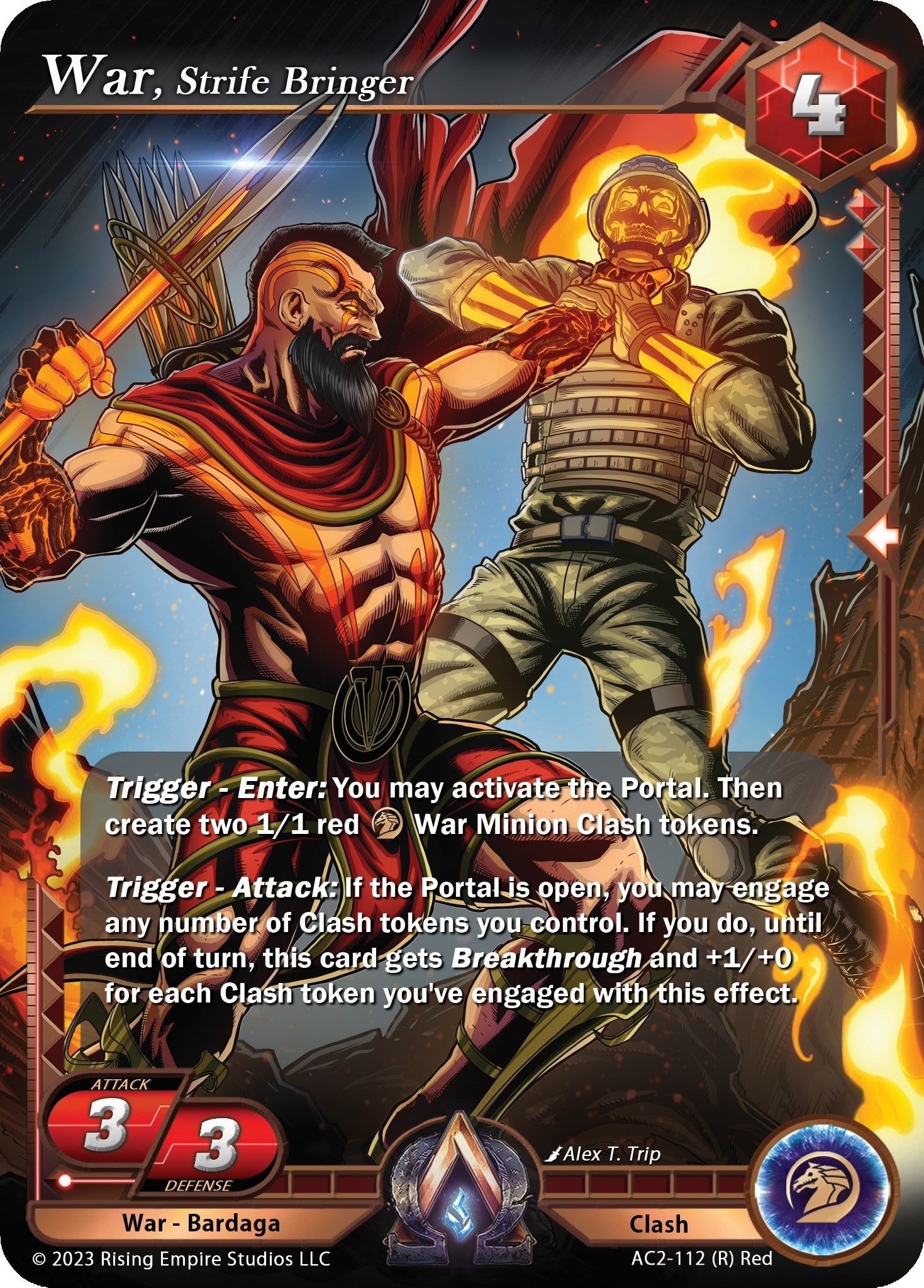 Image for War, Strife Bringer (Clashgrounds) (AC2-112) - Alpha Clash