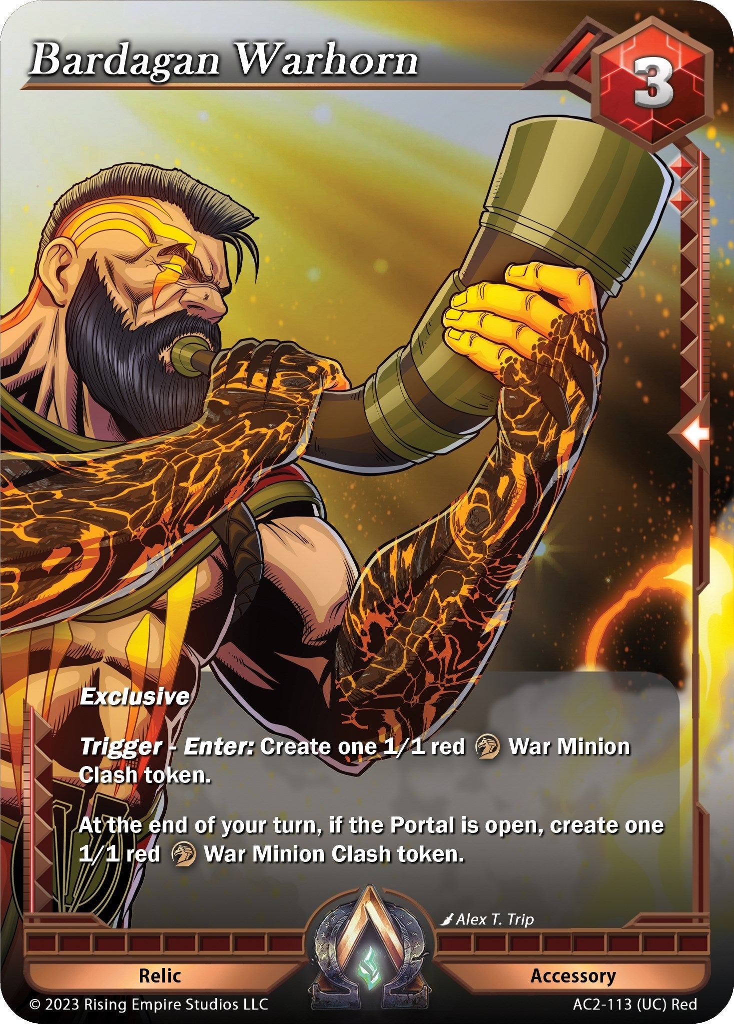 Image for Bardagan Warhorn (Clashgrounds) (AC2-113) - Alpha Clash