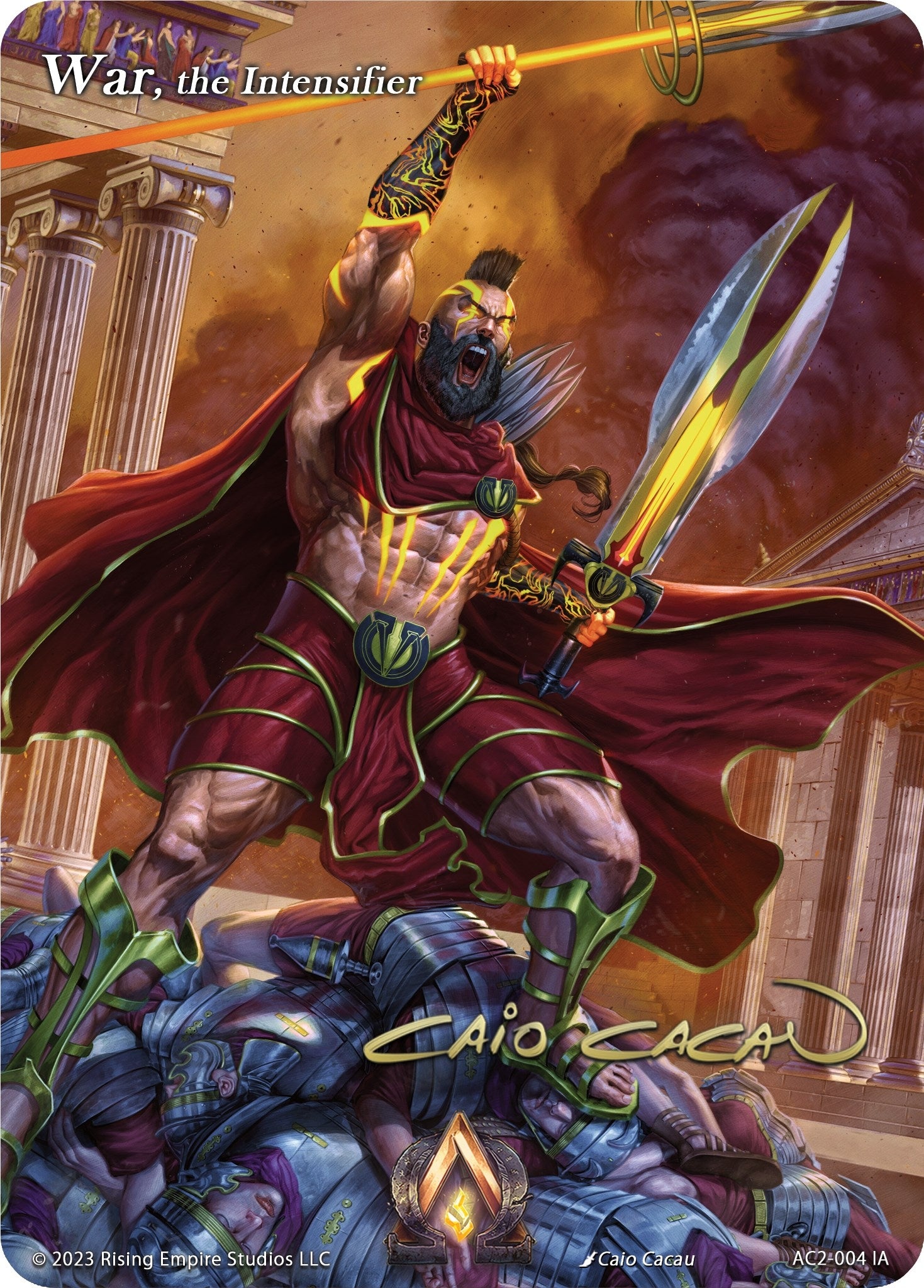 Image for War, the Intensifier (Iconic Art) (Clashgrounds) (AC2-004 IA) - Alpha Clash