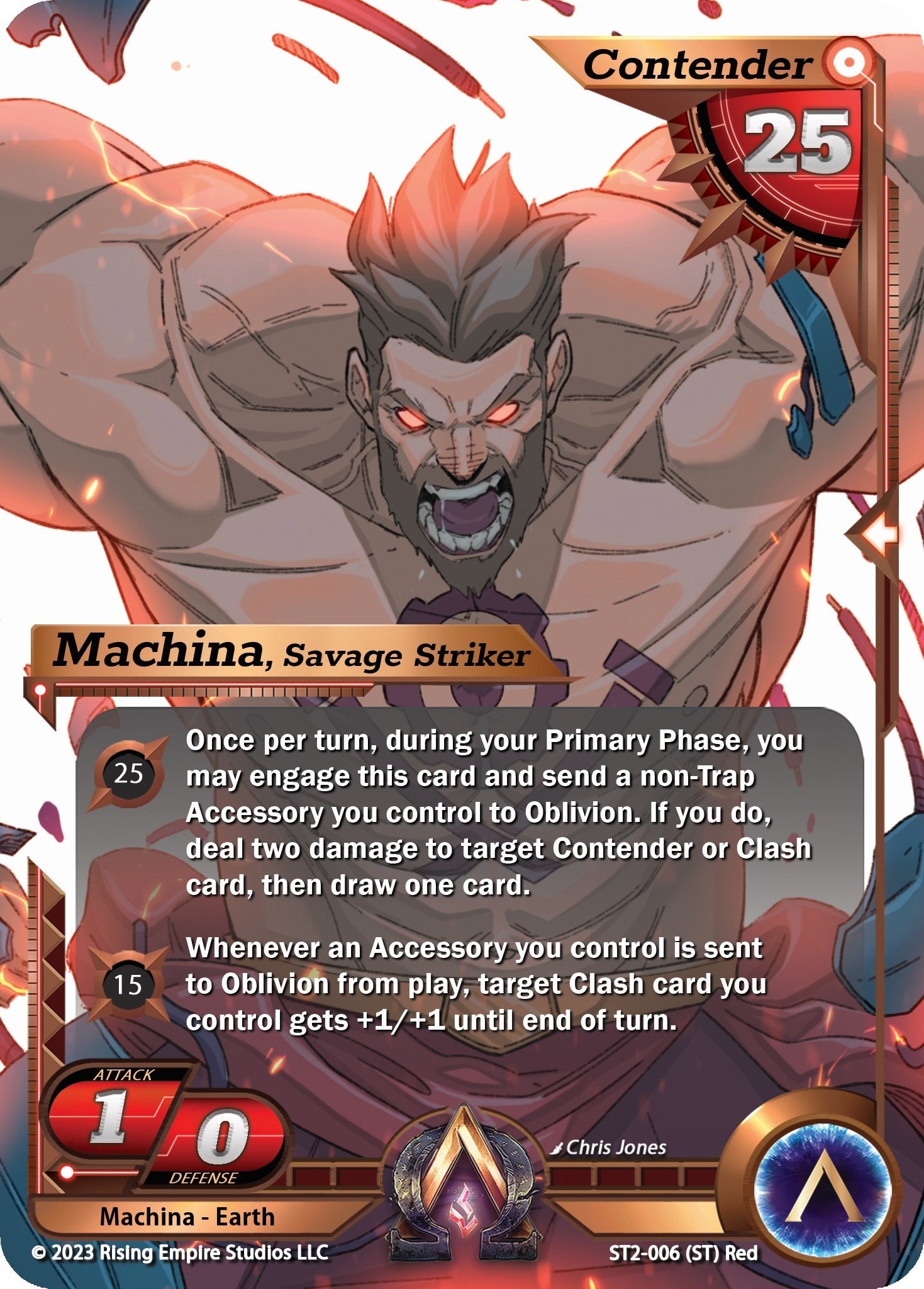 Image for Machina, Savage Striker (Clashgrounds) (ST2-006) - Alpha Clash
