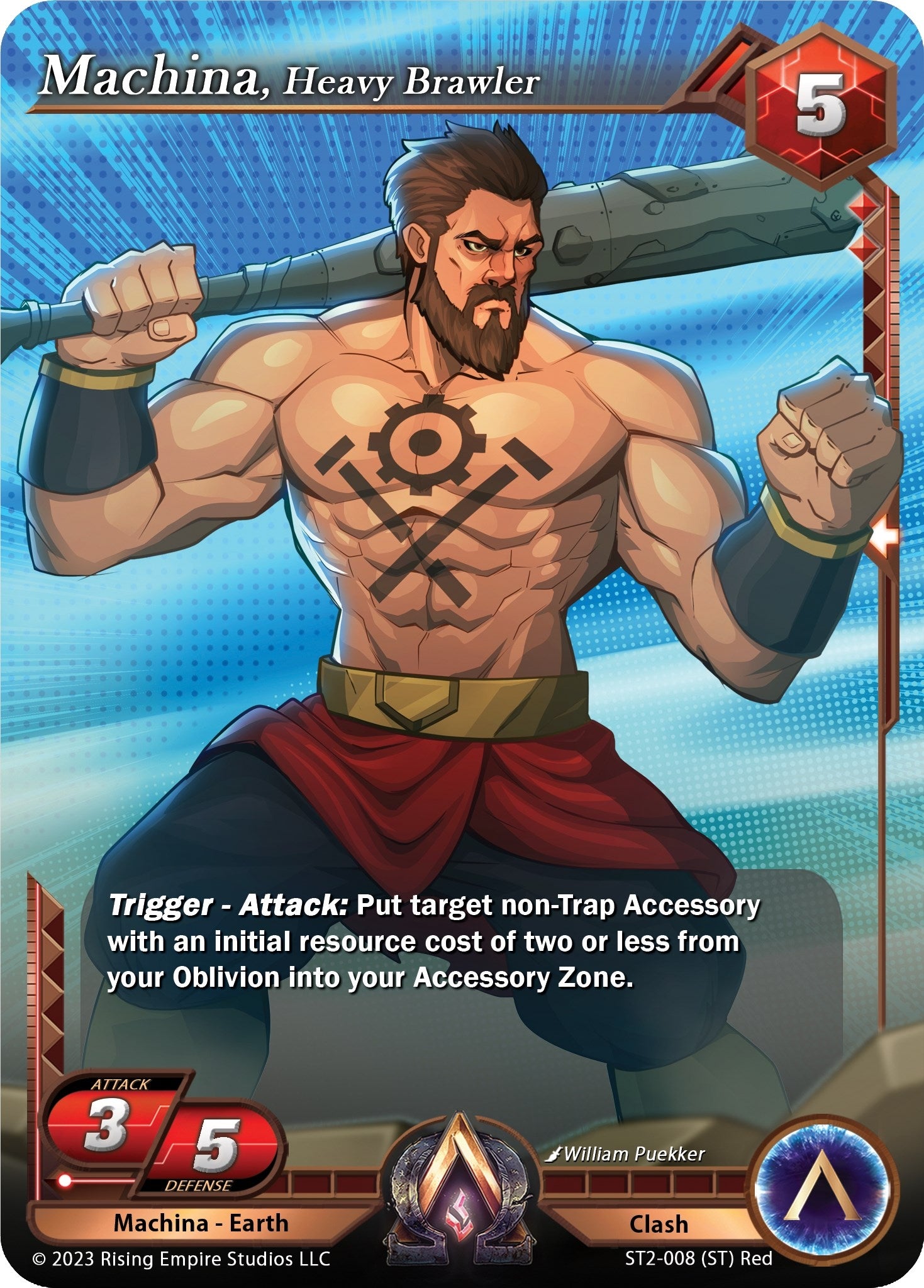 Image for Machina, Heavy Brawler (Clashgrounds) (ST2-008) - Alpha Clash