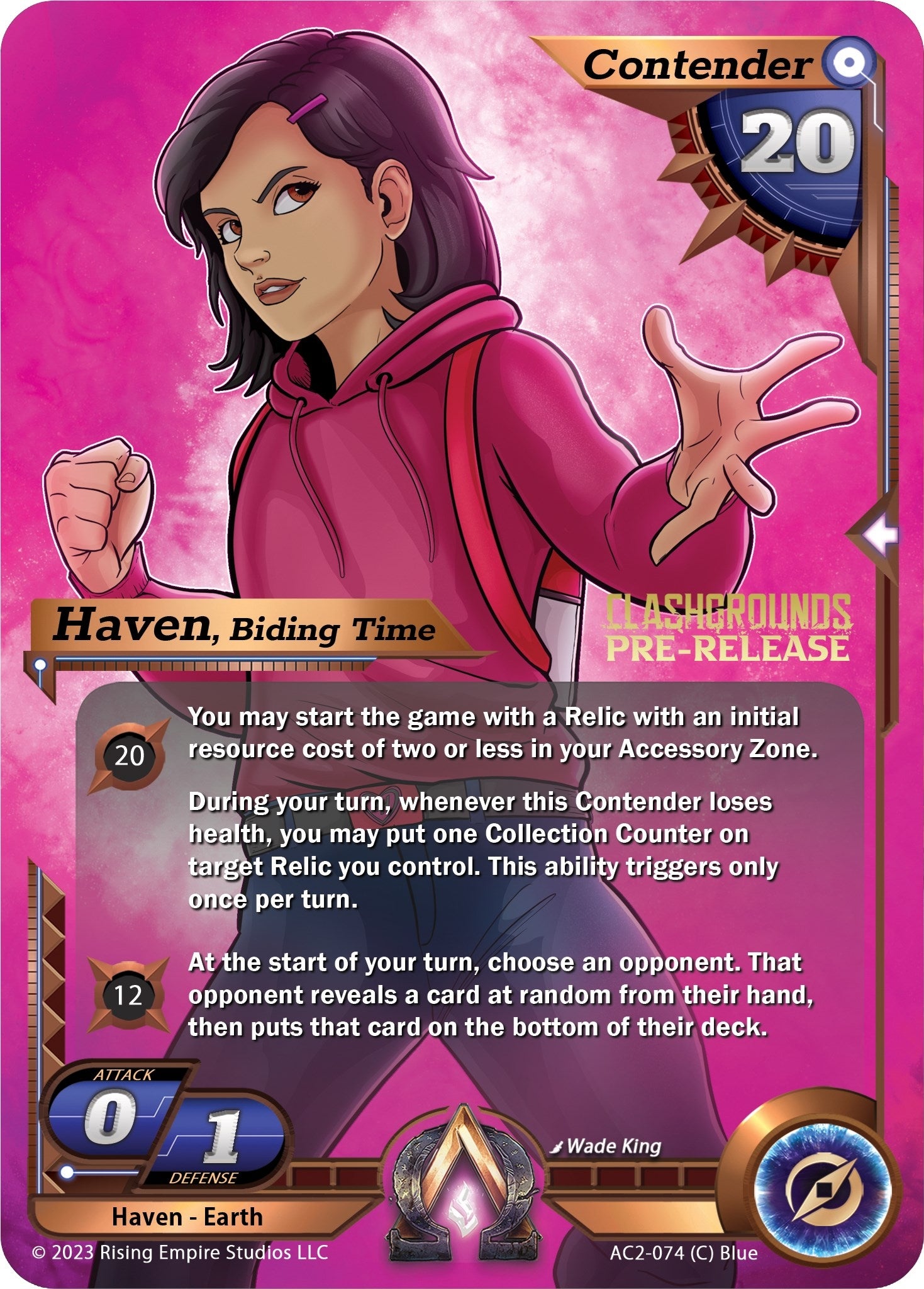 Image for Haven, Biding Time (Pre-Release) (Clashgrounds) (AC2-074) - Alpha Clash
