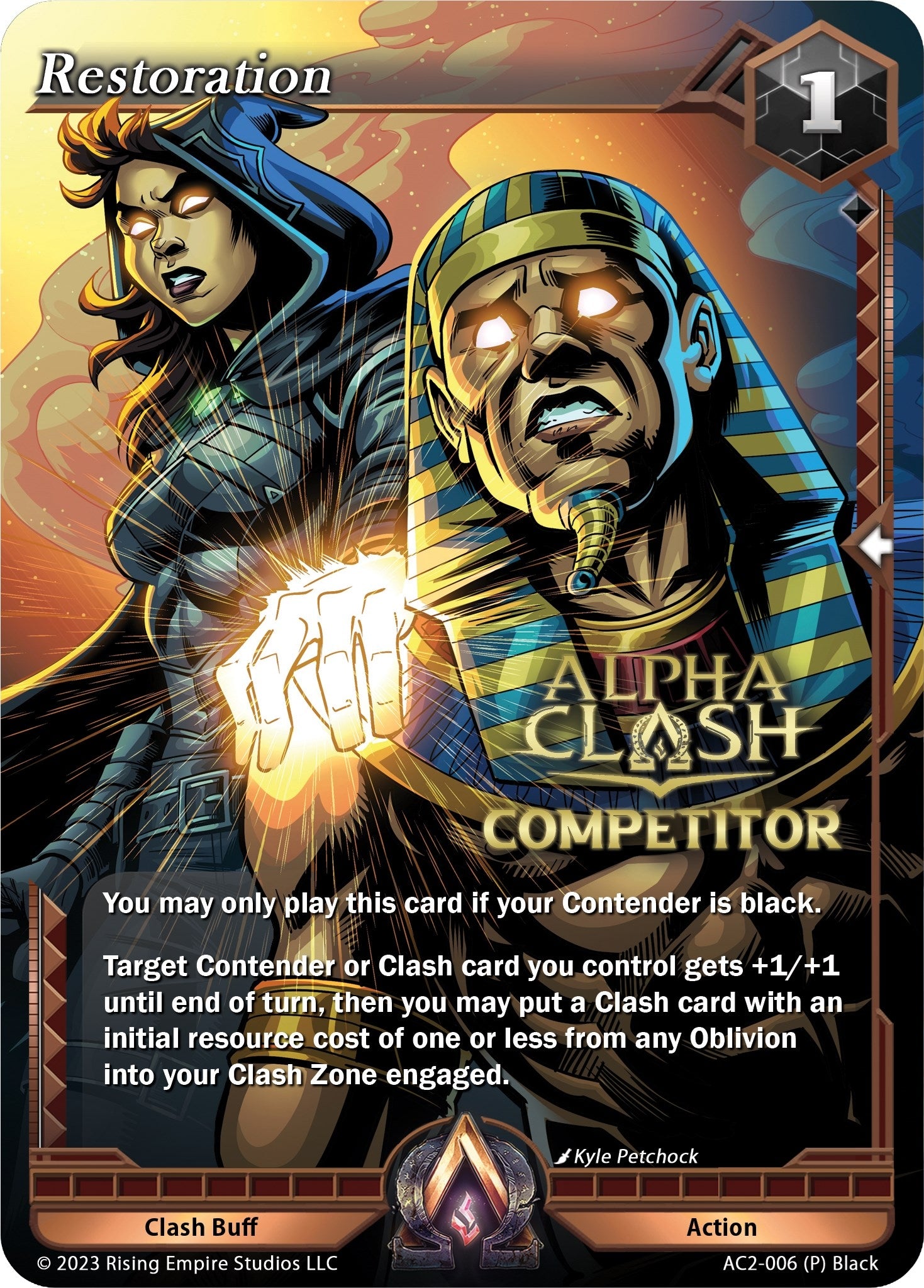 Image for Restoration (Competitor) (Clashgrounds) (AC2-006) - Alpha Clash