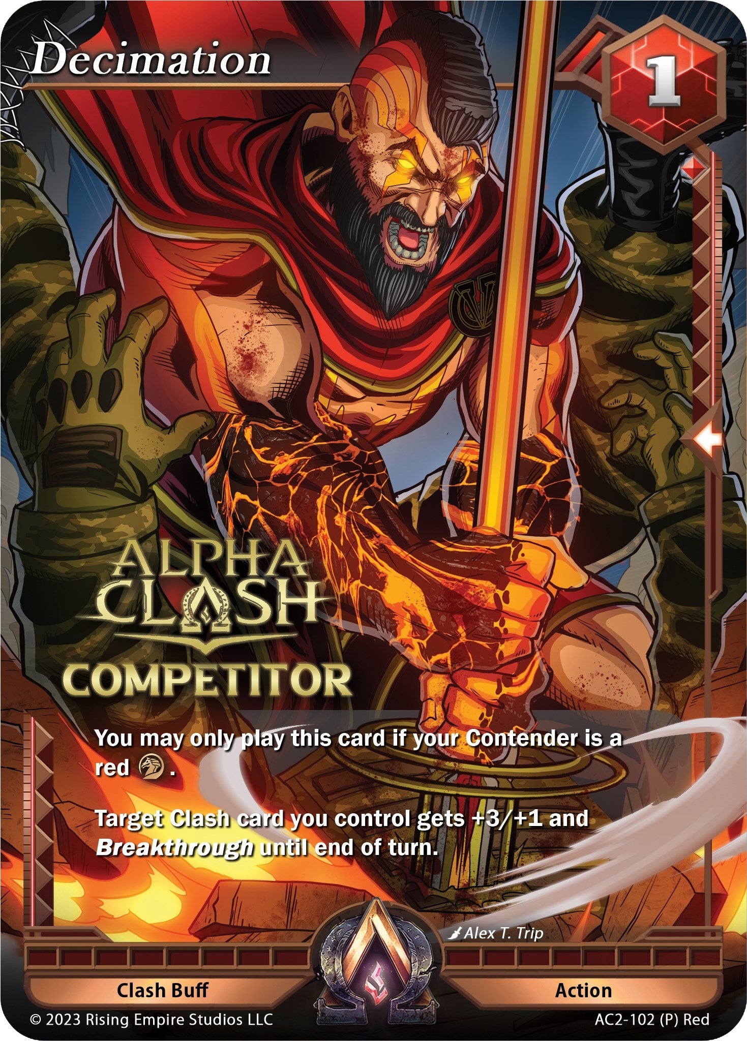 Image for Decimation (Competitor) (Clashgrounds) (AC2-102) - Alpha Clash