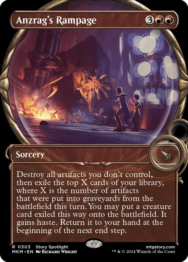 Image for Anzrag's Rampage (Showcase) (Murders at Karlov Manor) (303) - Magic: The Gathering