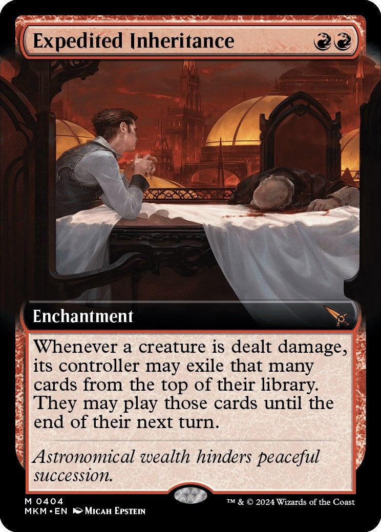 Image for Expedited Inheritance (Extended Art) (Murders at Karlov Manor) (404) - Magic: The Gathering