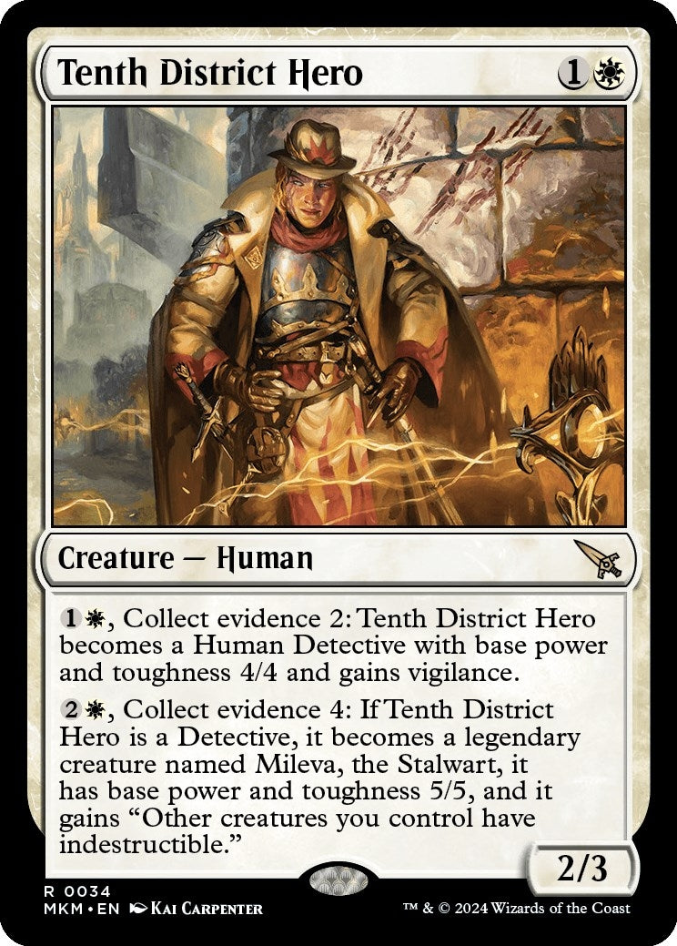 Image for Tenth District Hero (Murders at Karlov Manor) (34) - Magic: The Gathering