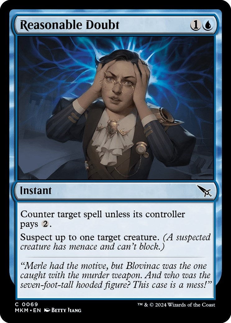 Image for Reasonable Doubt (Murders at Karlov Manor) (69) - Magic: The Gathering