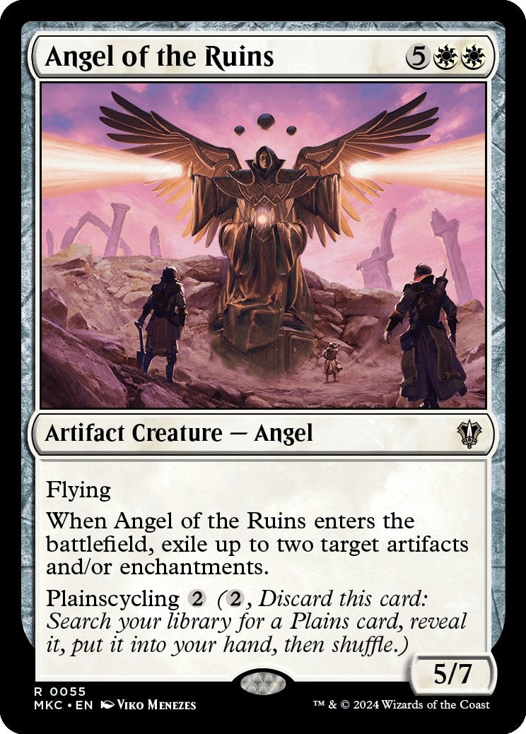 Image for Angel of the Ruins (Commander: Murders at Karlov Manor) (55) - Magic: The Gathering