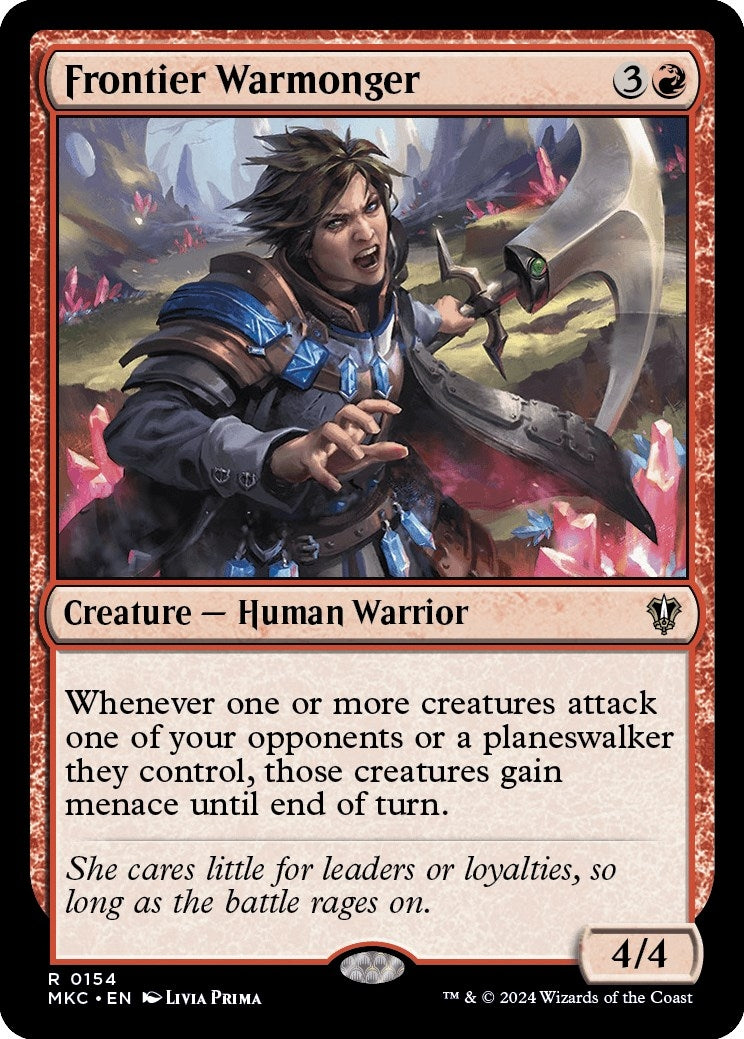Image for Frontier Warmonger (Commander: Murders at Karlov Manor) (154) - Magic: The Gathering