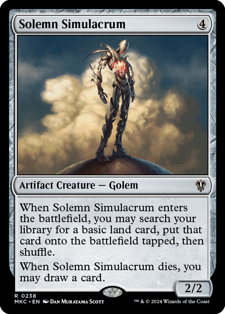 Image for Solemn Simulacrum (Commander: Murders at Karlov Manor) (238) - Magic: The Gathering