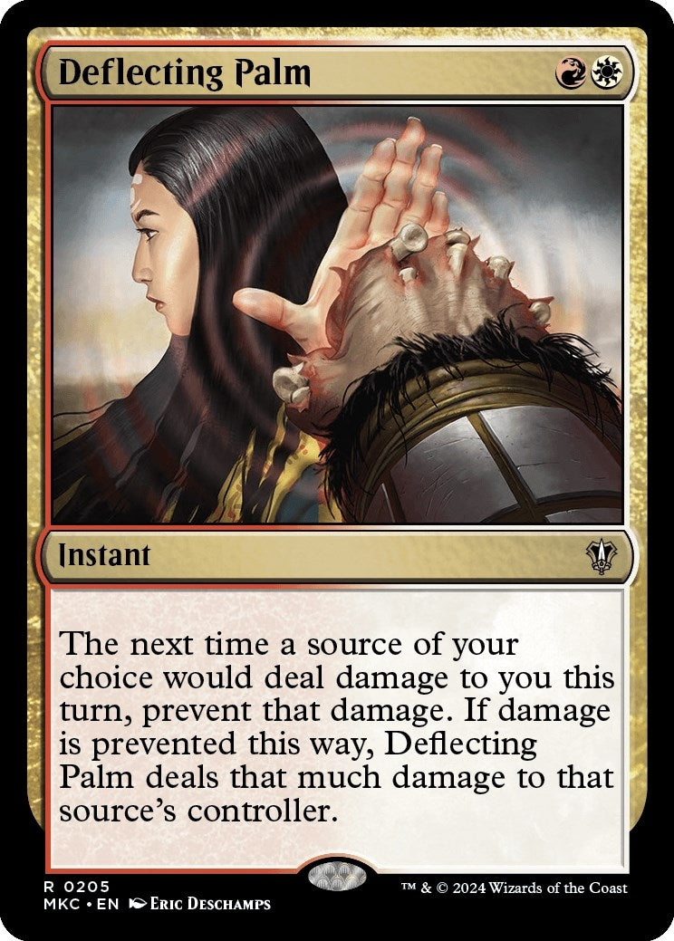 Image for Deflecting Palm (Commander: Murders at Karlov Manor) (205) - Magic: The Gathering