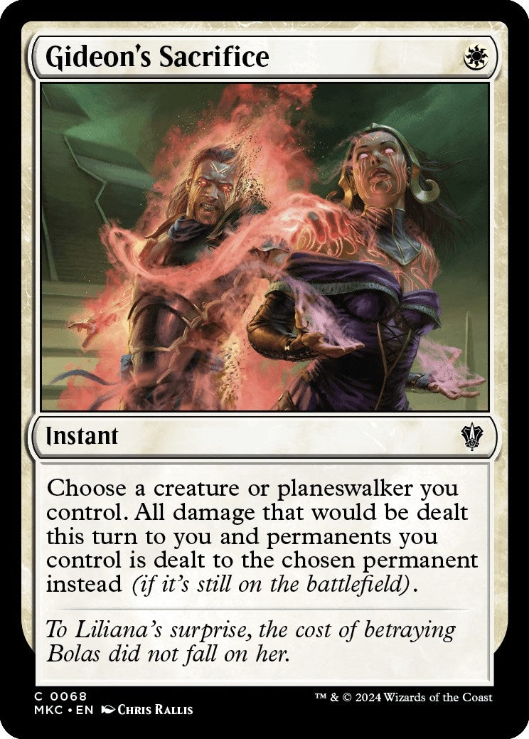 Image for Gideon's Sacrifice (Commander: Murders at Karlov Manor) (68) - Magic: The Gathering