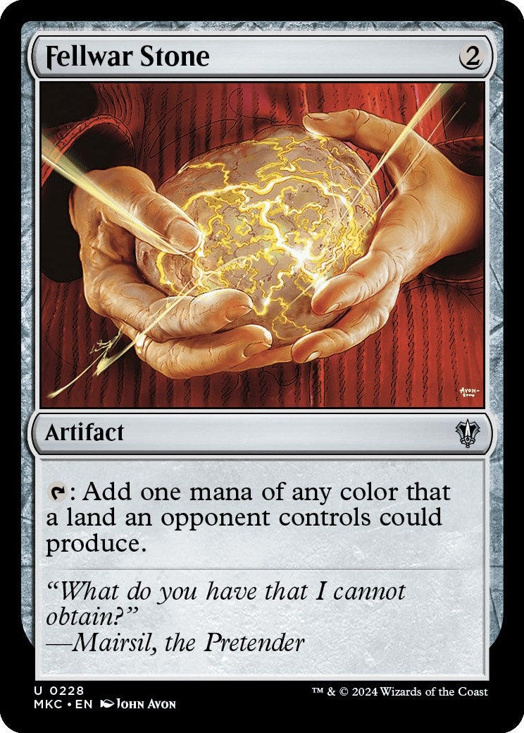 Image for Fellwar Stone (Commander: Murders at Karlov Manor) (228) - Magic: The Gathering