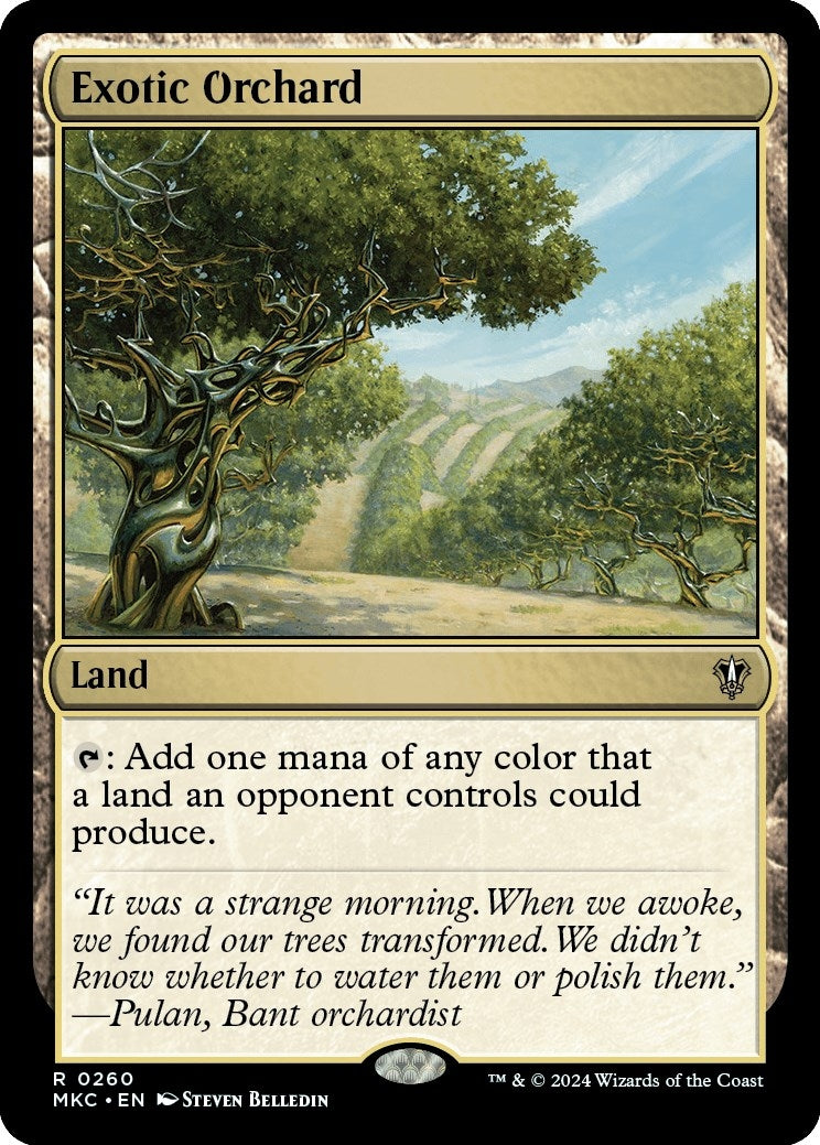 Image for Exotic Orchard (Commander: Murders at Karlov Manor) (260) - Magic: The Gathering
