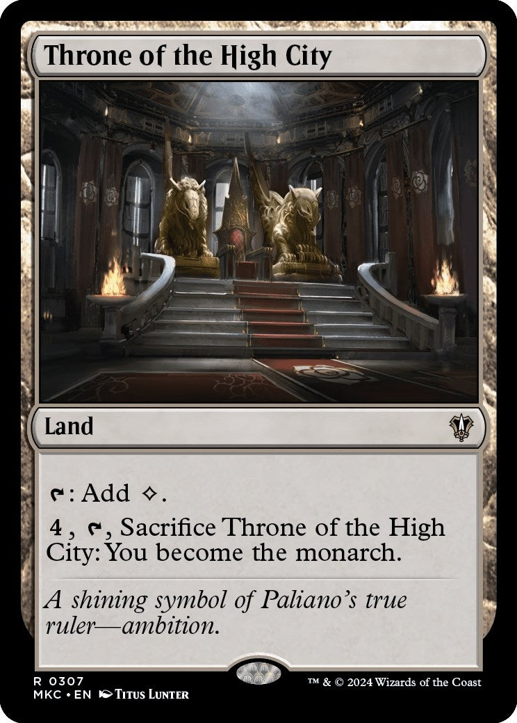 Image for Throne of the High City (Commander: Murders at Karlov Manor) (307) - Magic: The Gathering