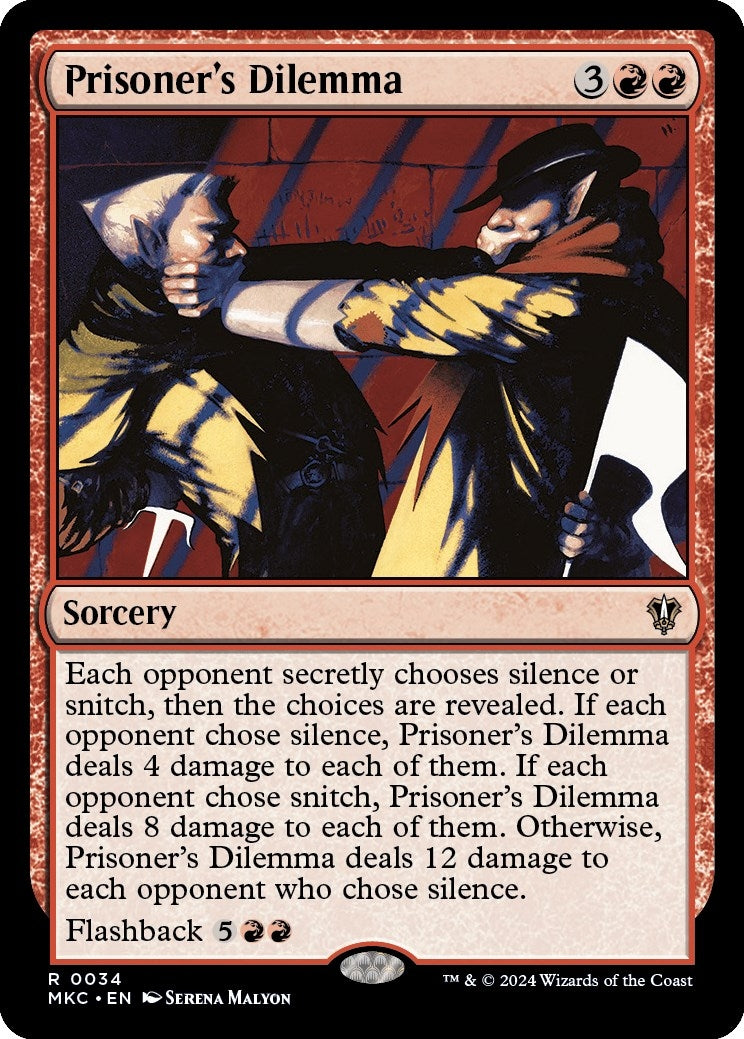 Image for Prisoner's Dilemma (Commander: Murders at Karlov Manor) (34) - Magic: The Gathering