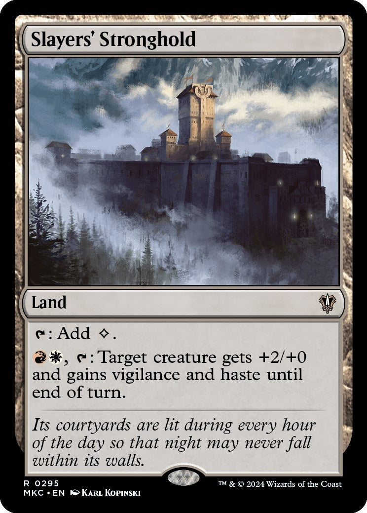 Image for Slayers' Stronghold (Commander: Murders at Karlov Manor) (295) - Magic: The Gathering