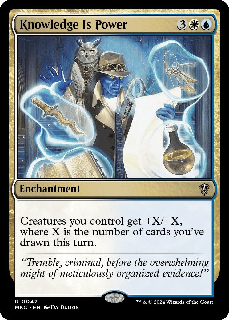 Image for Knowledge is Power (Commander: Murders at Karlov Manor) (42) - Magic: The Gathering