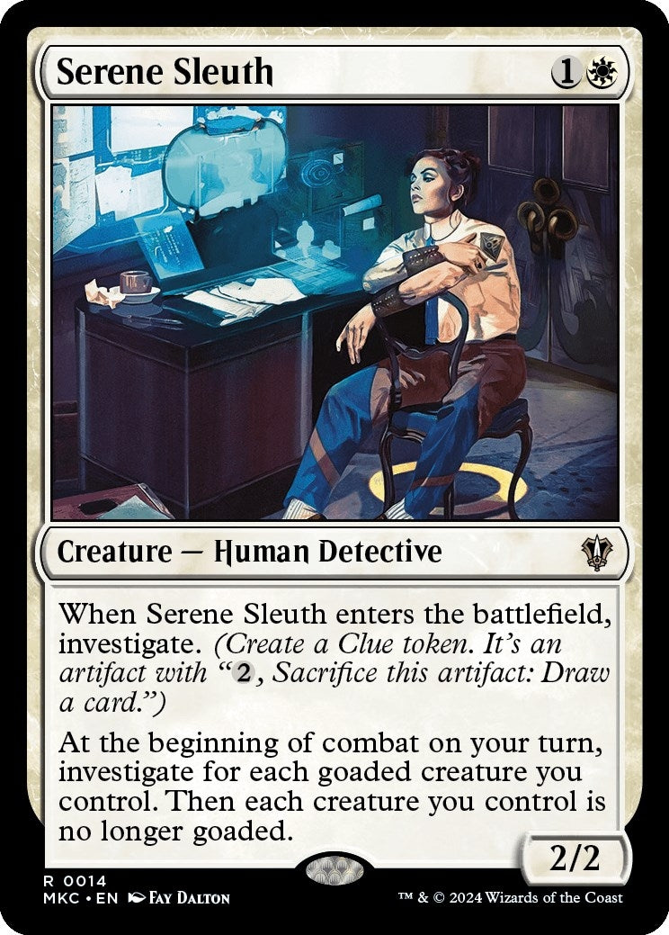 Image for Serene Sleuth (Commander: Murders at Karlov Manor) (14) - Magic: The Gathering