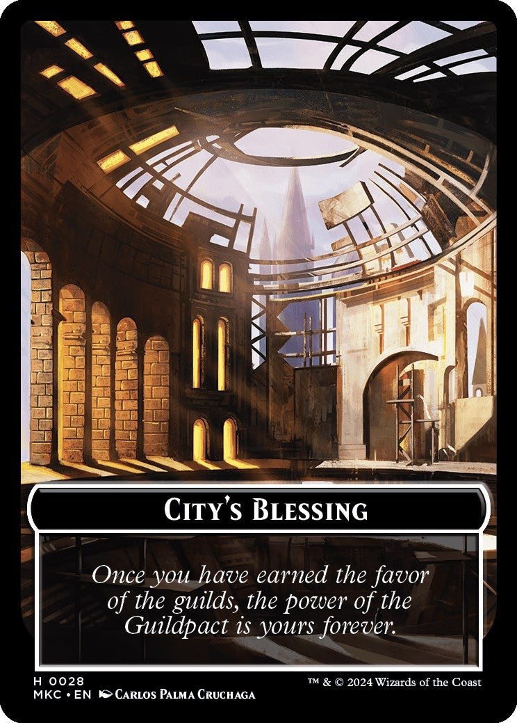 Image for City's Blessing // Human Soldier Double-Sided Token (Commander: Murders at Karlov Manor) (28 // 2) - Magic: The Gathering