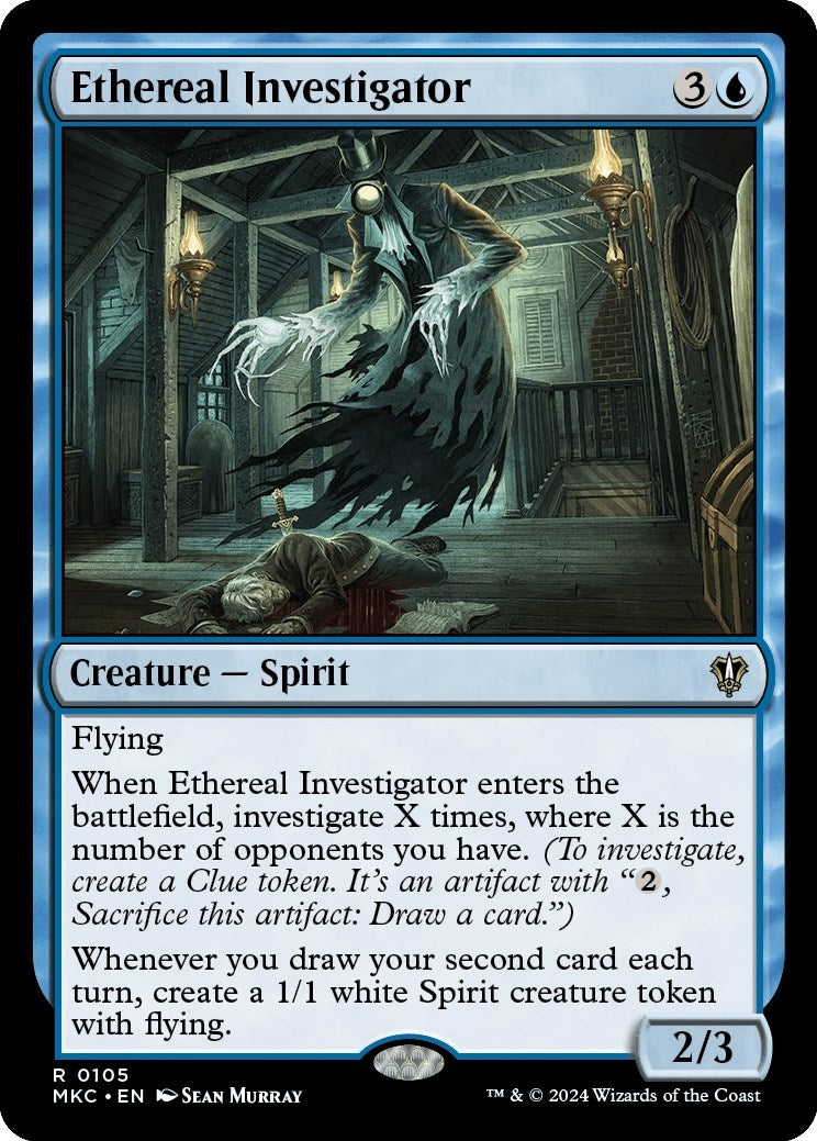 Image for Ethereal Investigator (Commander: Murders at Karlov Manor) (105) - Magic: The Gathering