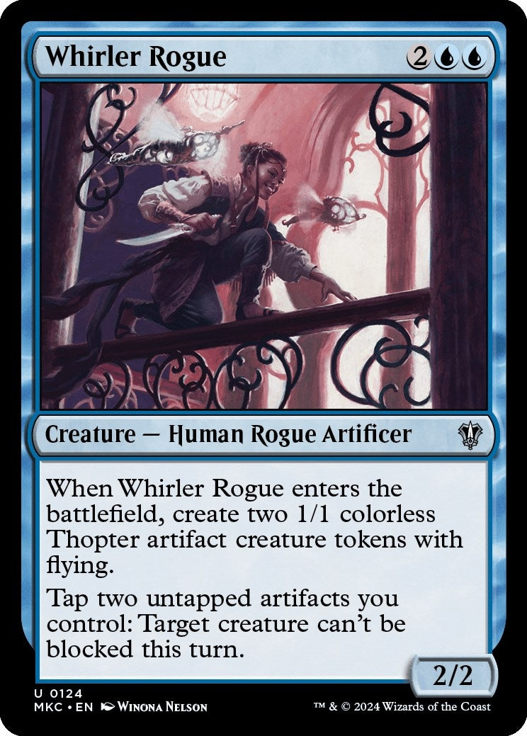 Image for Whirler Rogue (Commander: Murders at Karlov Manor) (124) - Magic: The Gathering
