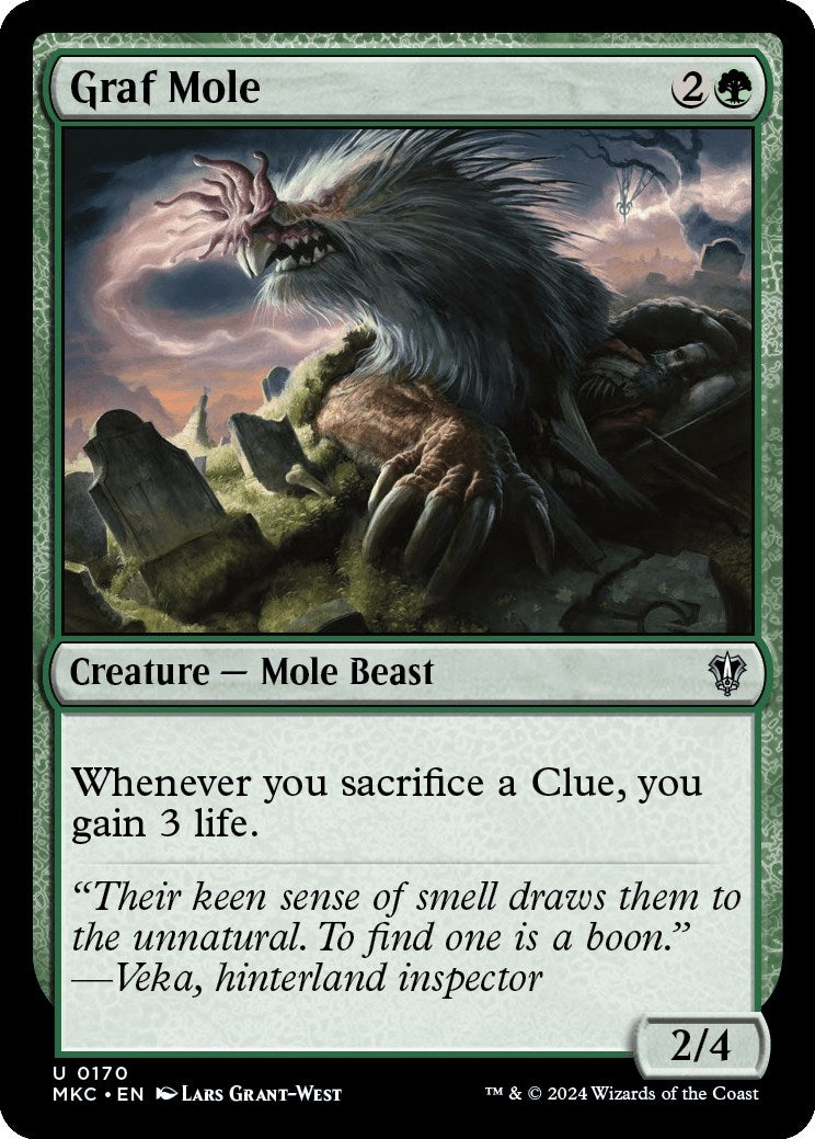 Image for Graf Mole (Commander: Murders at Karlov Manor) (170) - Magic: The Gathering