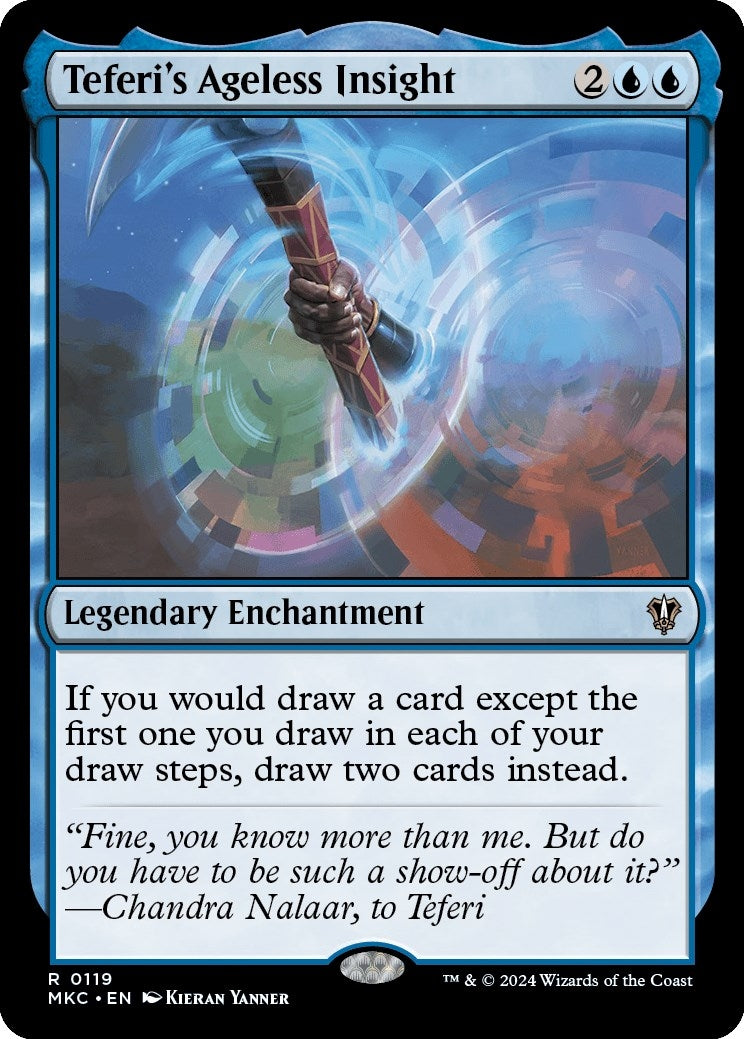Image for Teferi's Ageless Insight (Commander: Murders at Karlov Manor) (119) - Magic: The Gathering